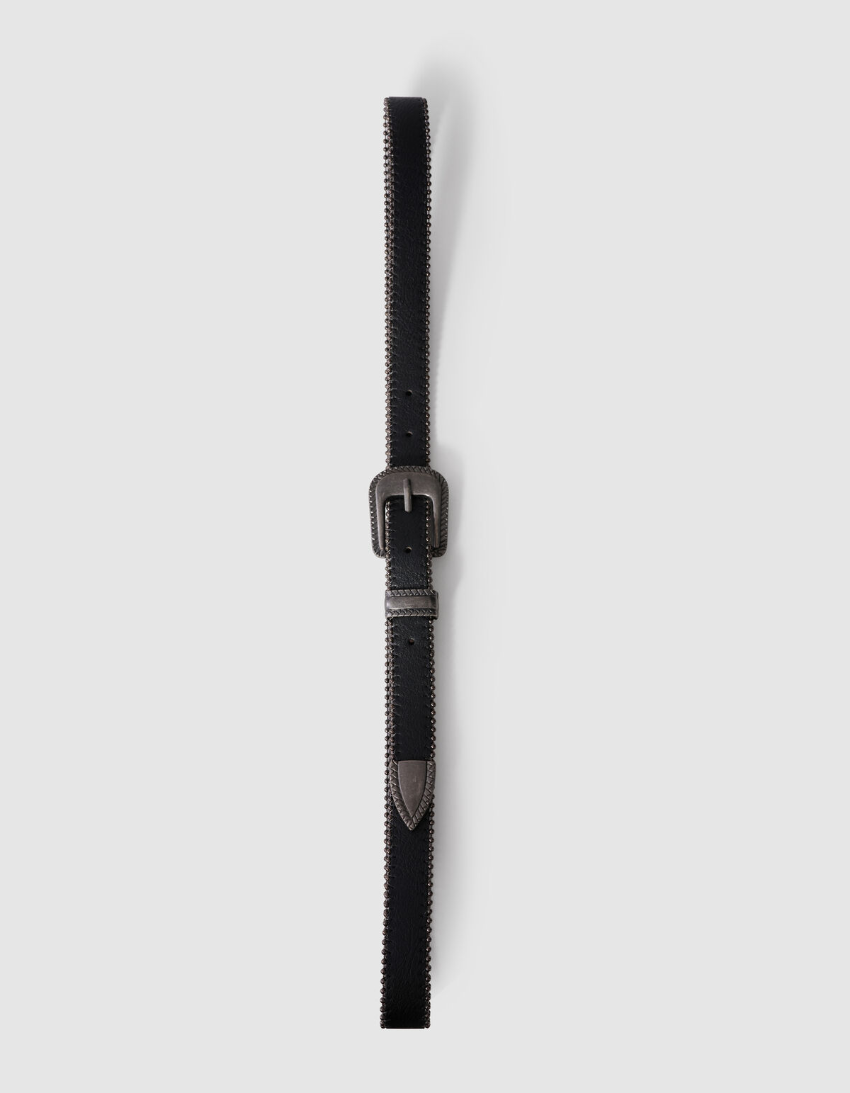 Ball Chain G&uuml;rtel Schwarz/Silber SHOEBY ACCESSOIRES