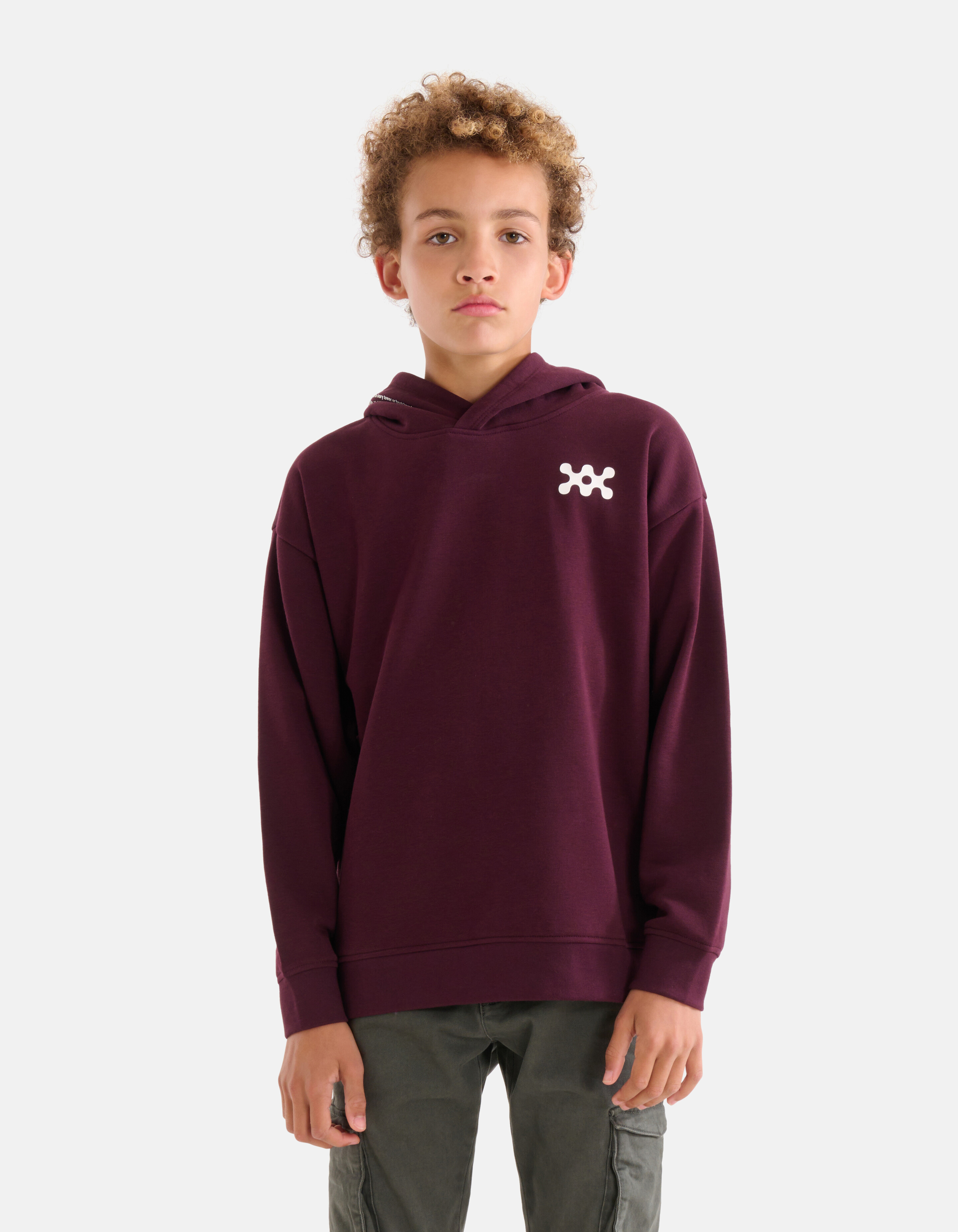 Basic Hoodie Bordeaux SHOEBY BOYS