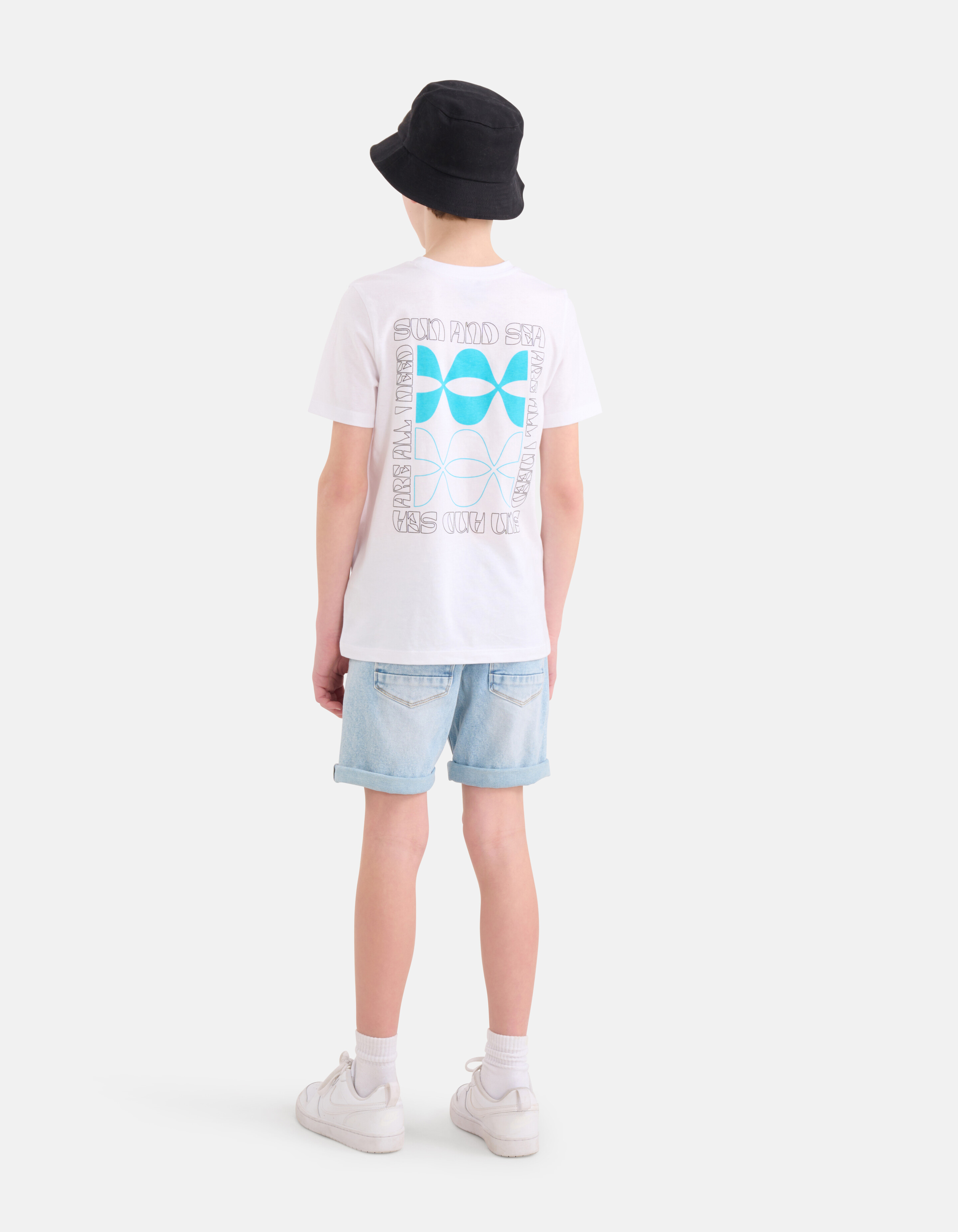 Artwork T-shirt Weiß SHOEBY BOYS