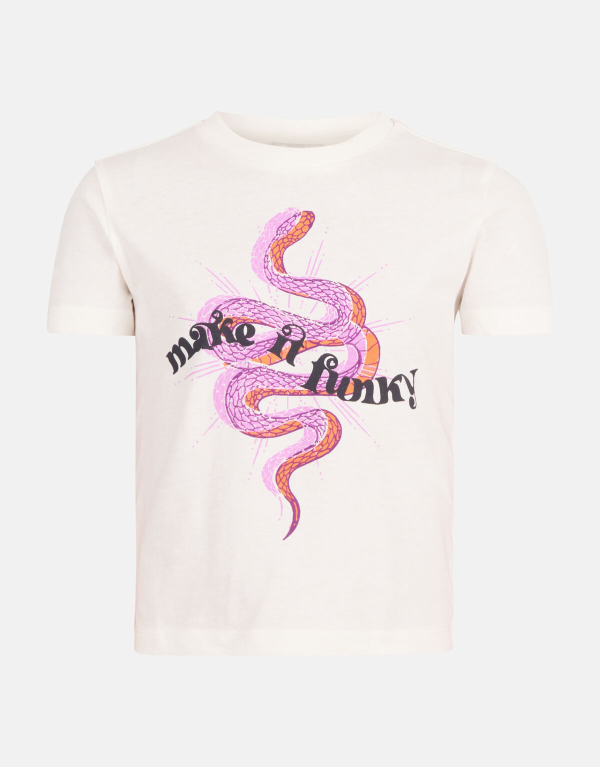 Funky Artwork T-shirt Off White SHOEBY GIRLS