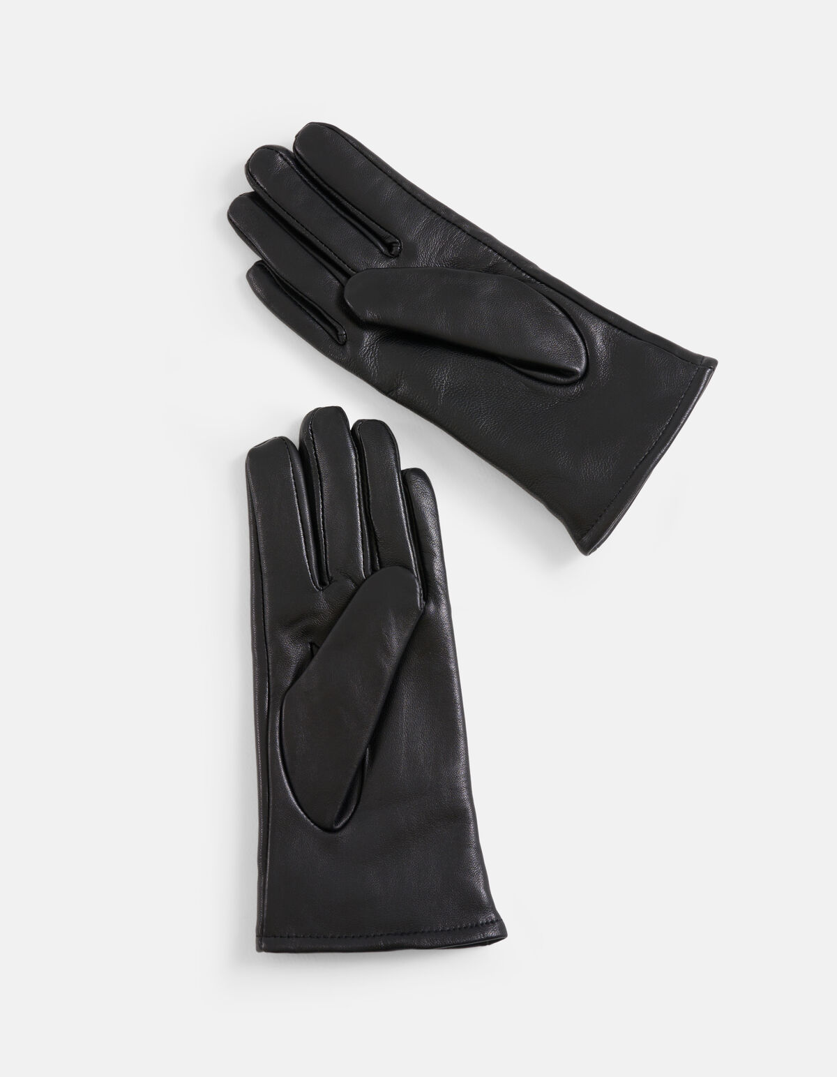 Leder Kettenhandschuhe Schwarz SHOEBY ACCESSOIRES