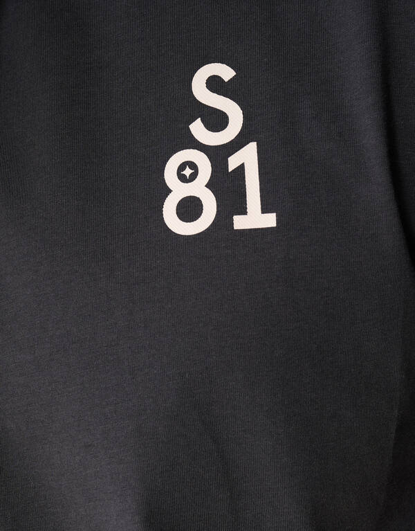 Line Artwork T-Shirt Dunkelgrau SHOEBY MEN