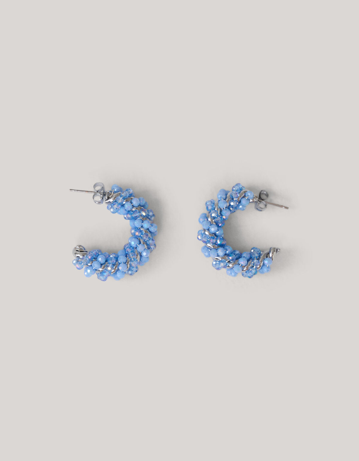 Perlenohrringe Blau SHOEBY ACCESSOIRES