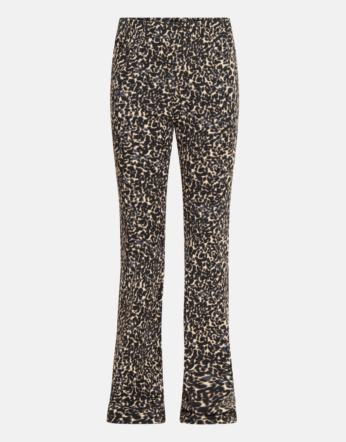 Abstract Print Flared Broek Bruin SHOEBY GIRLS