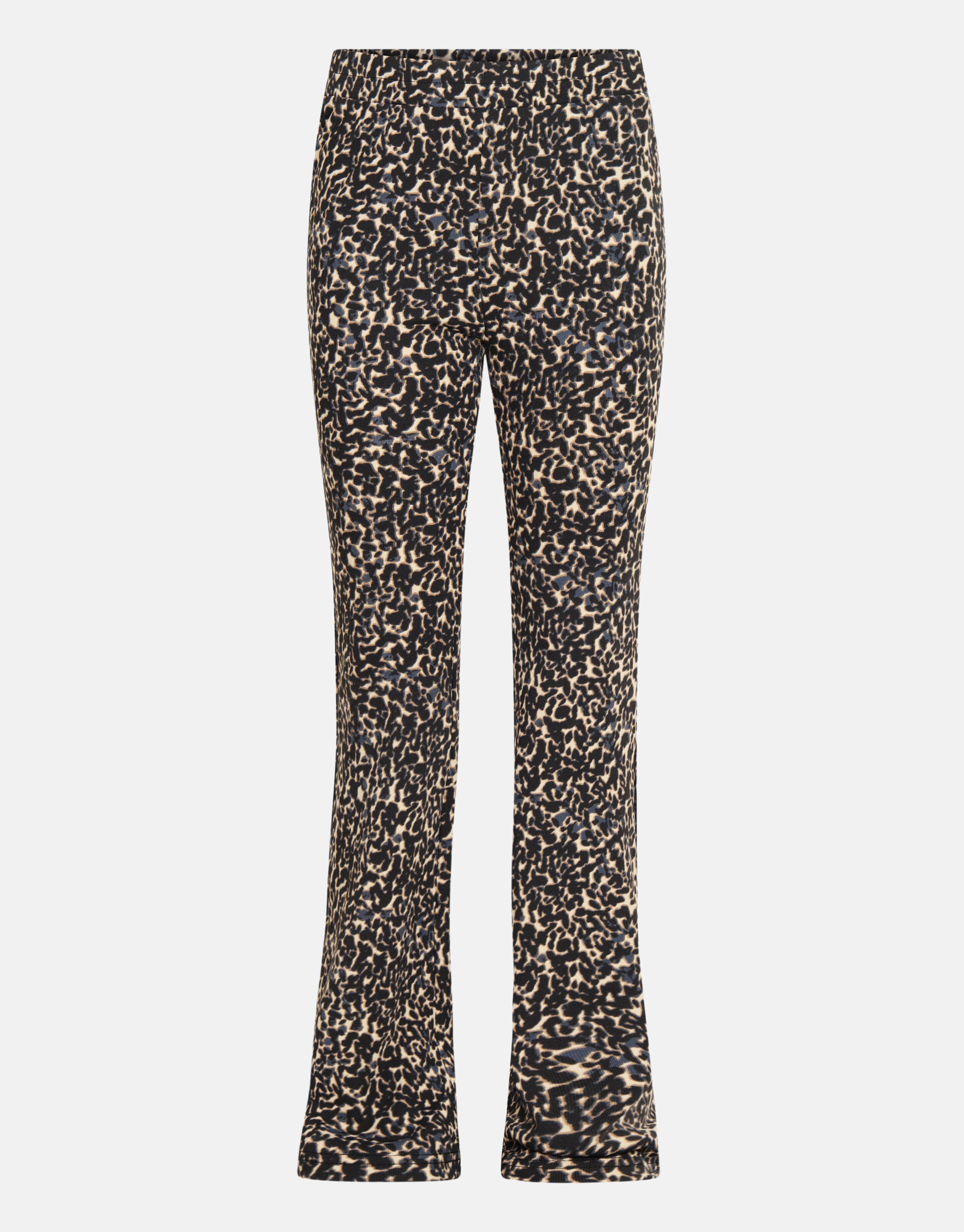 Abstract Print Flared Broek Bruin SHOEBY GIRLS