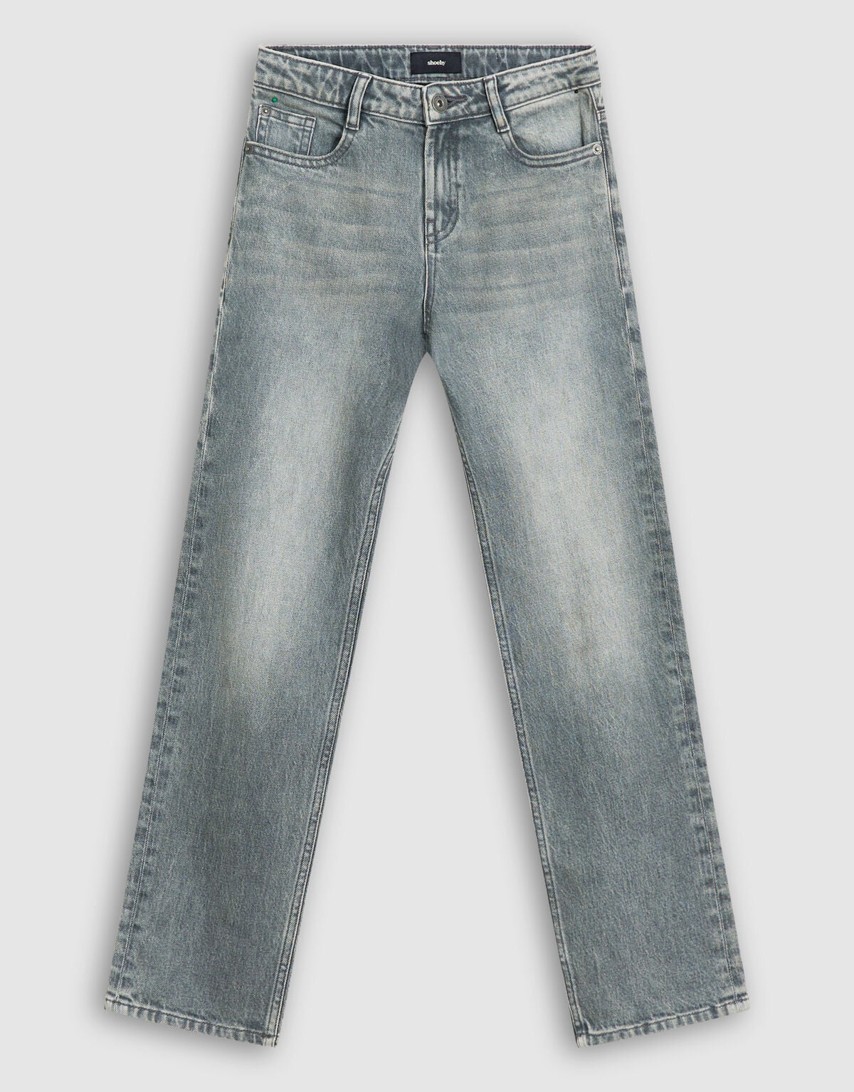 Gerade geschnittene Jeans in Grau SHOEBY BOYS