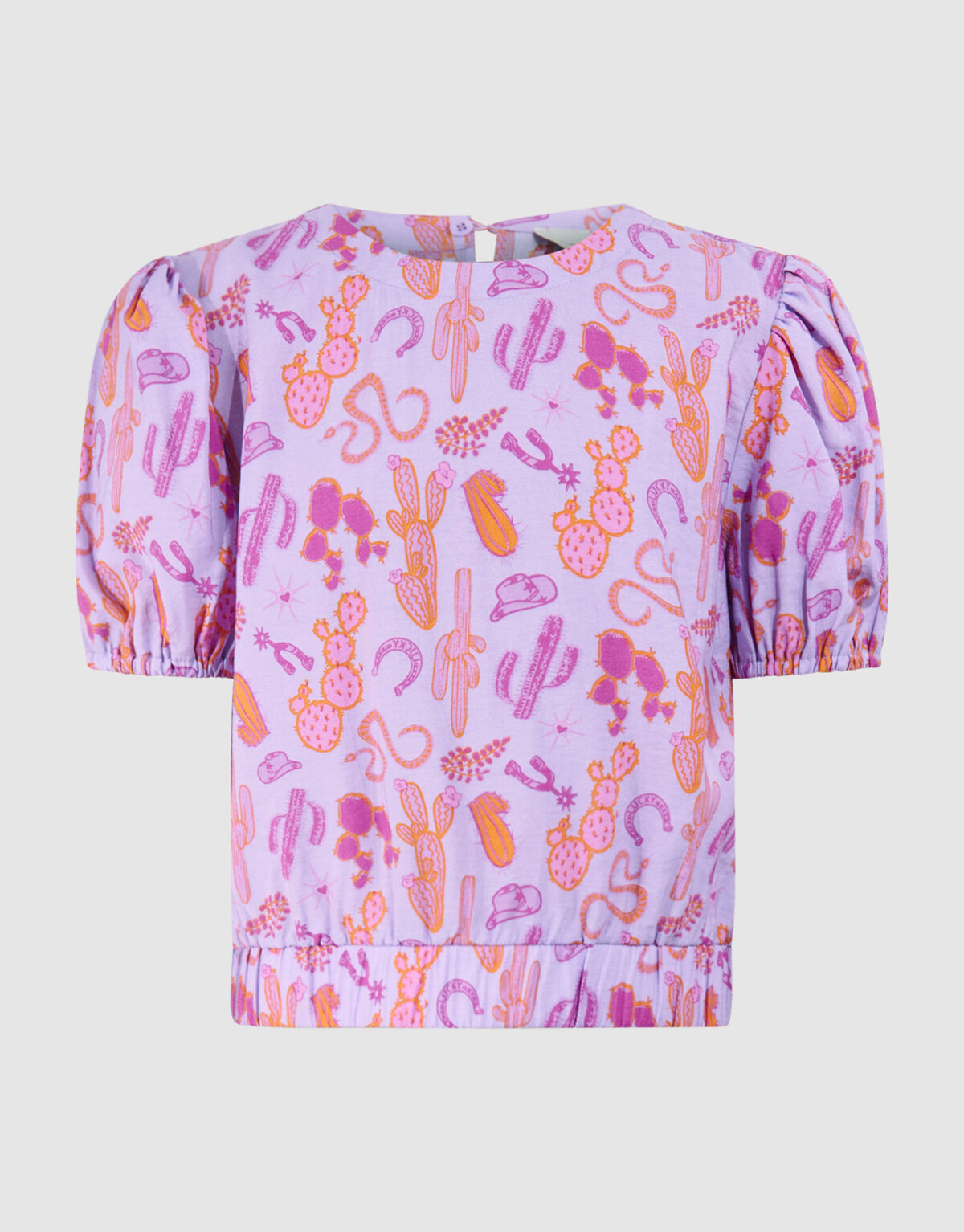 Bedrucktes Puff-Top Hellviolett SHOEBY GIRLS