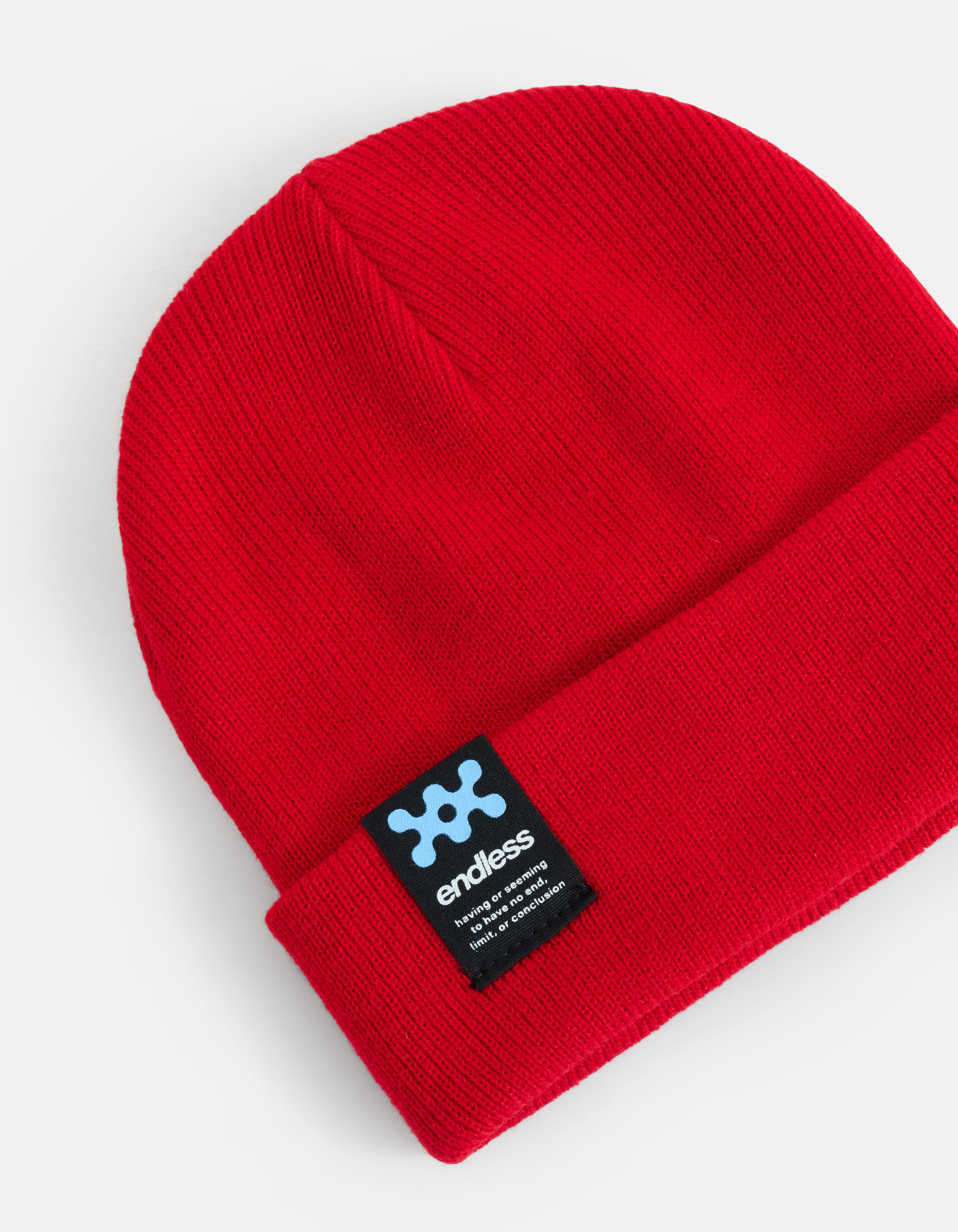 Label Beanie Rot SHOEBY ACCESSOIRES