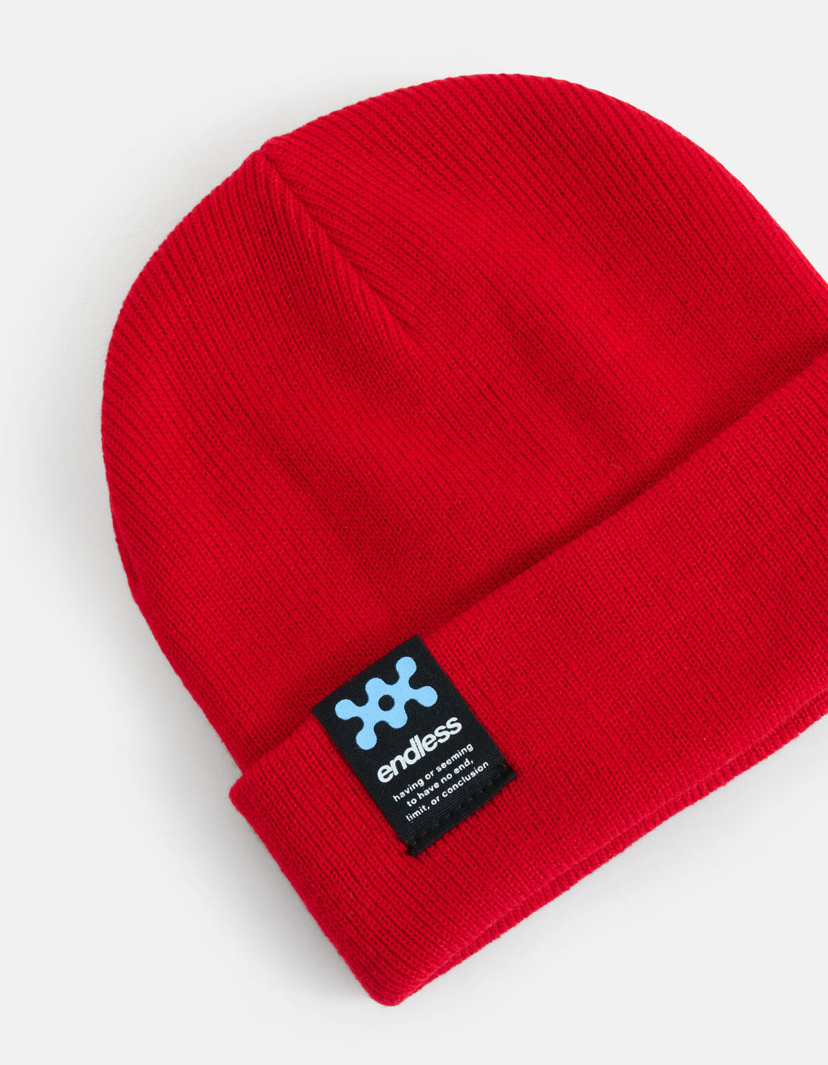 Label Beanie Rot SHOEBY ACCESSOIRES