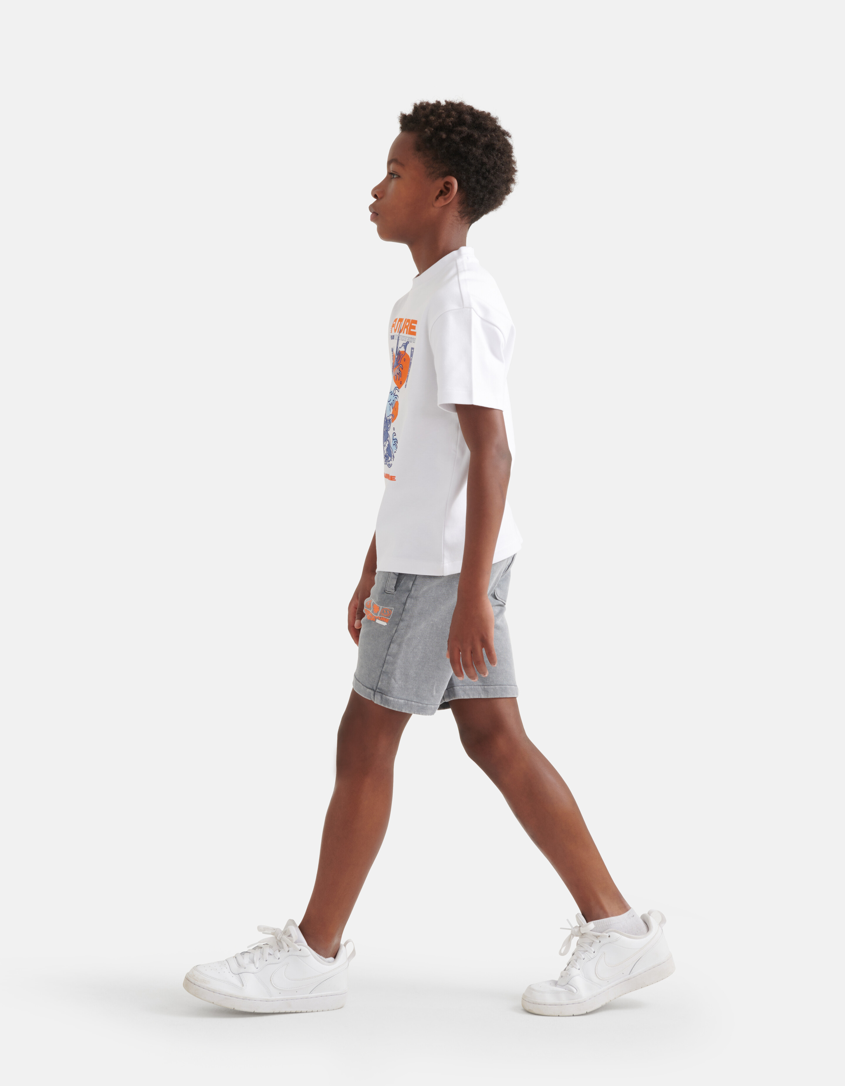 Artwork T-shirt Weiß SHOEBY BOYS
