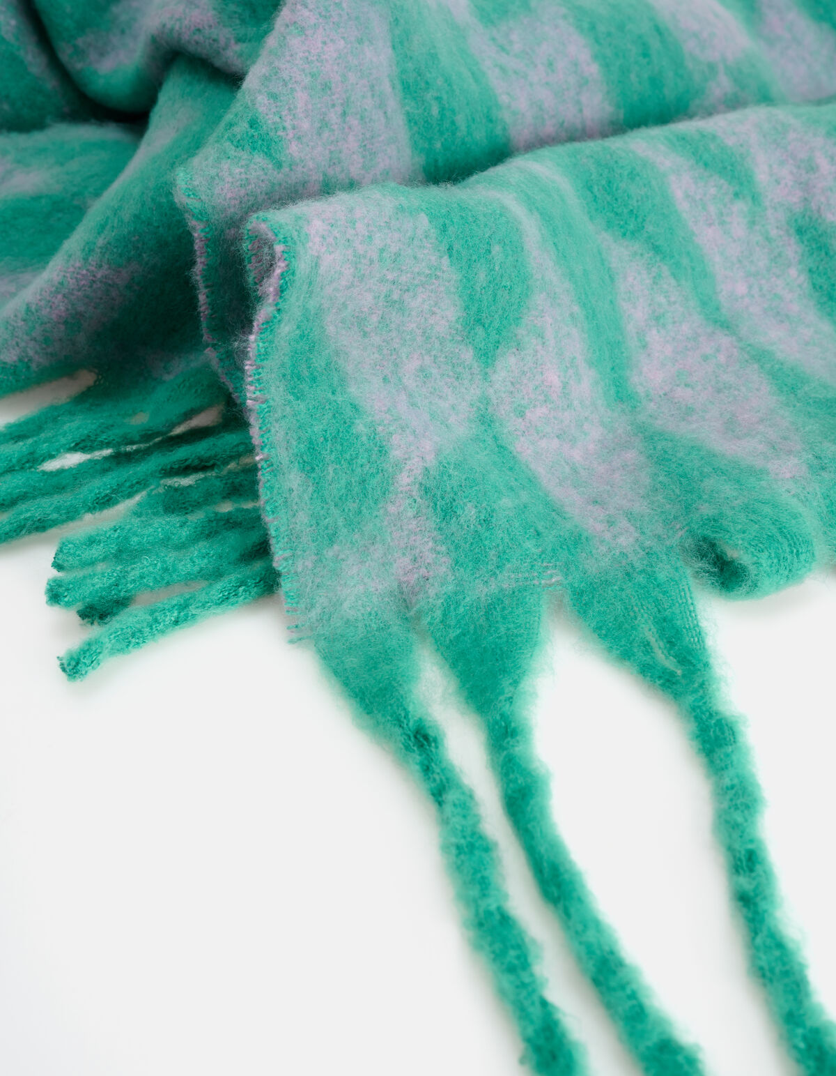 Zweifarbiges Halstuch Grün SHOEBY ACCESSOIRES