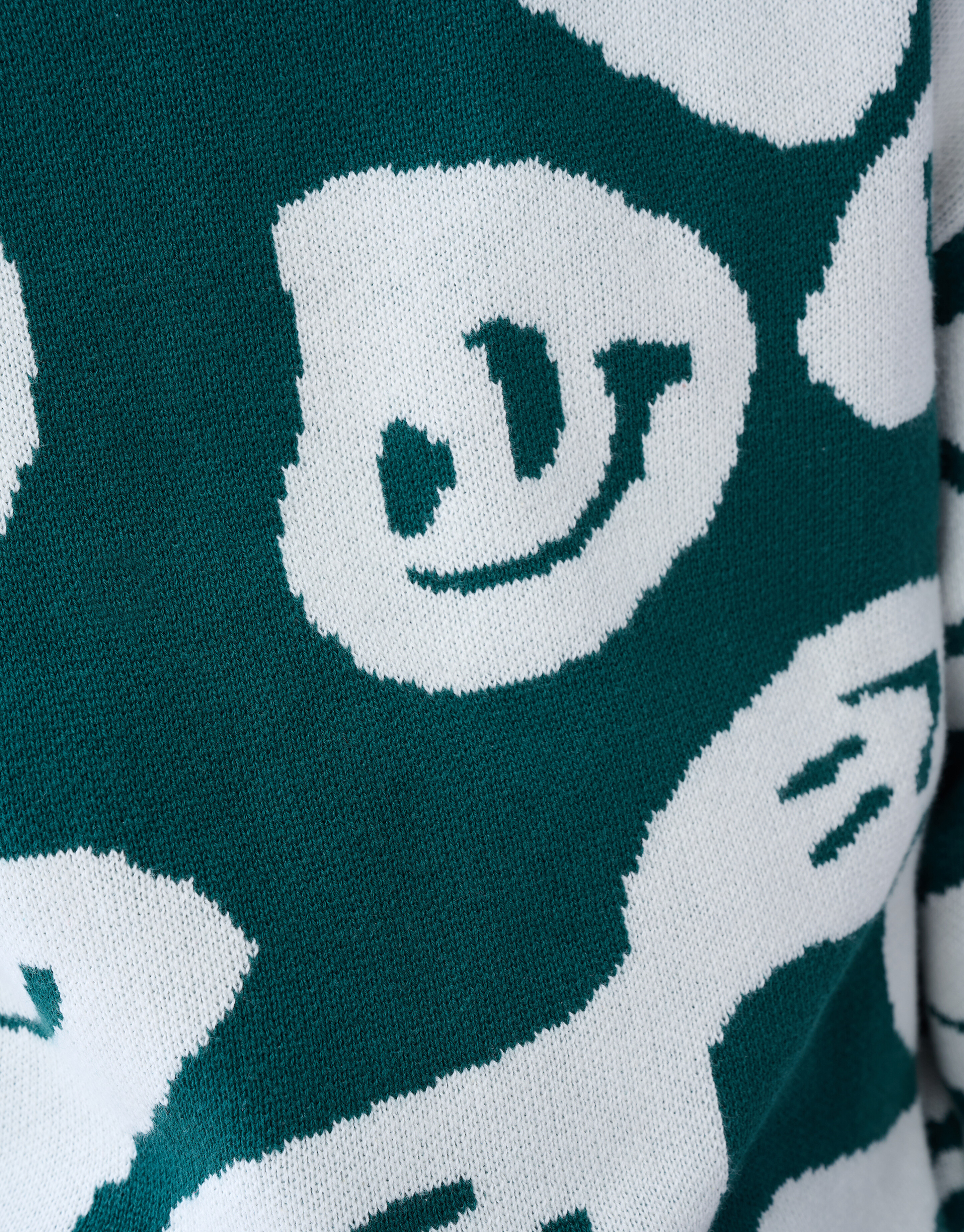 Smiley-Pullover Dunkelgrün SHOEBY BOYS