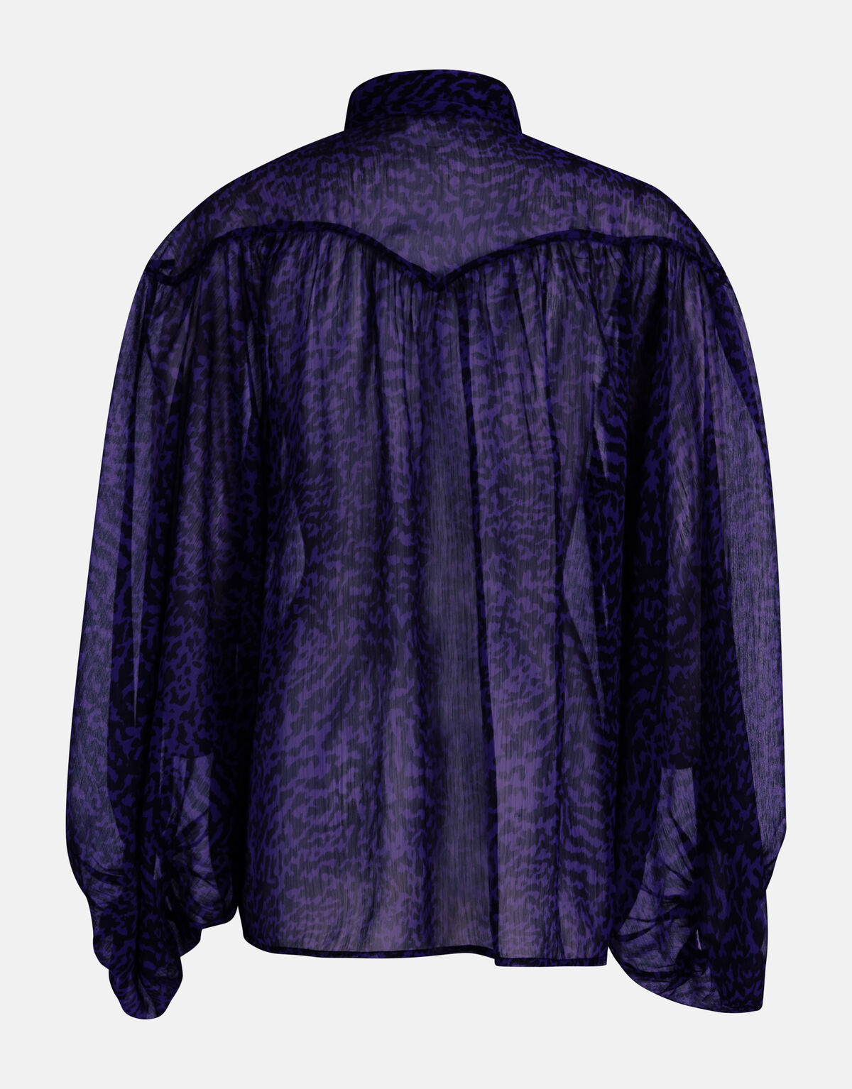 Chiffonbluse Dunkelviolett SHOEBY WOMEN