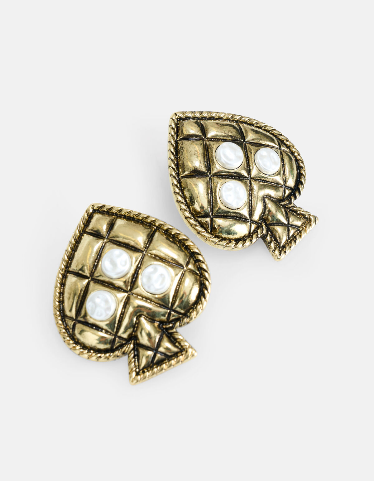 Klee-Ohrringe Gold SHOEBY ACCESSOIRES