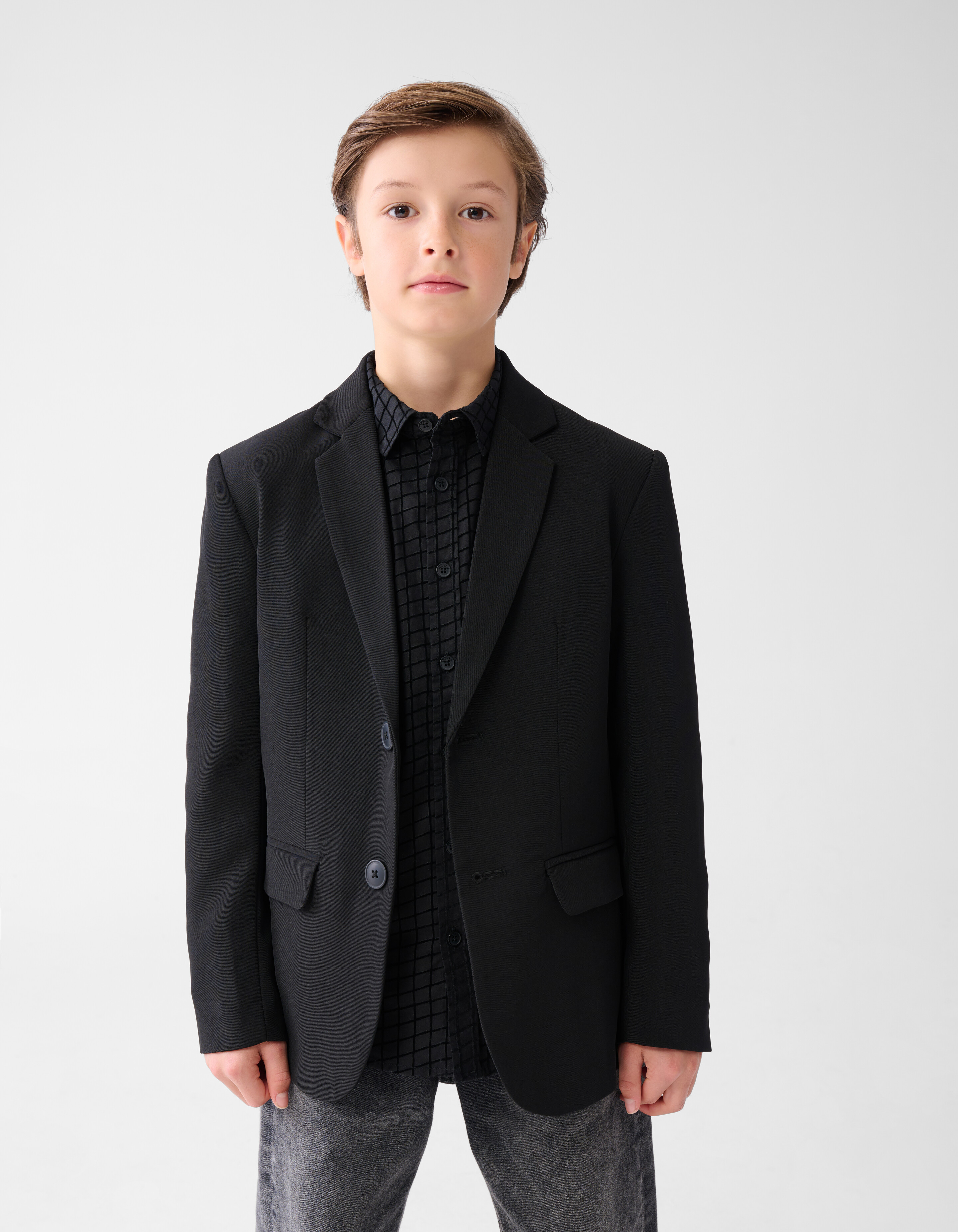 Basic Blazer Schwarz SHOEBY BOYS