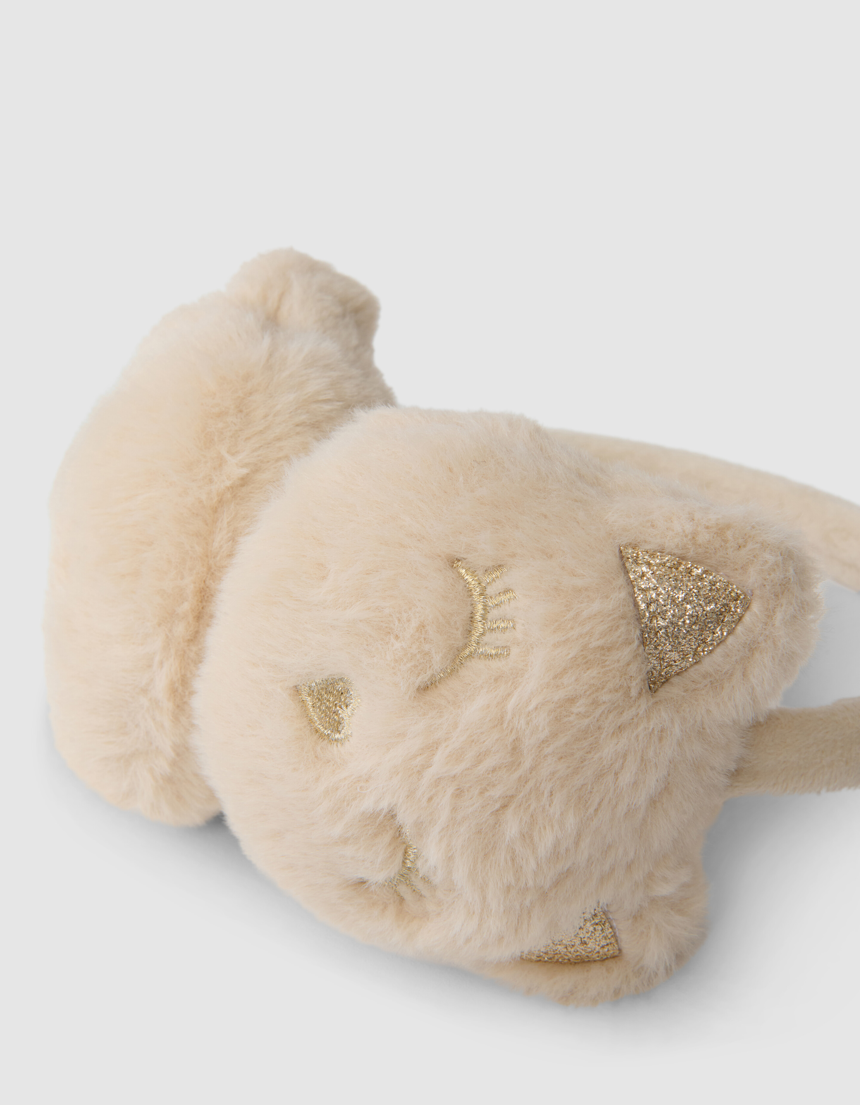 Glitzerpelz Ohrenschützer Beige SHOEBY ACCESSOIRES