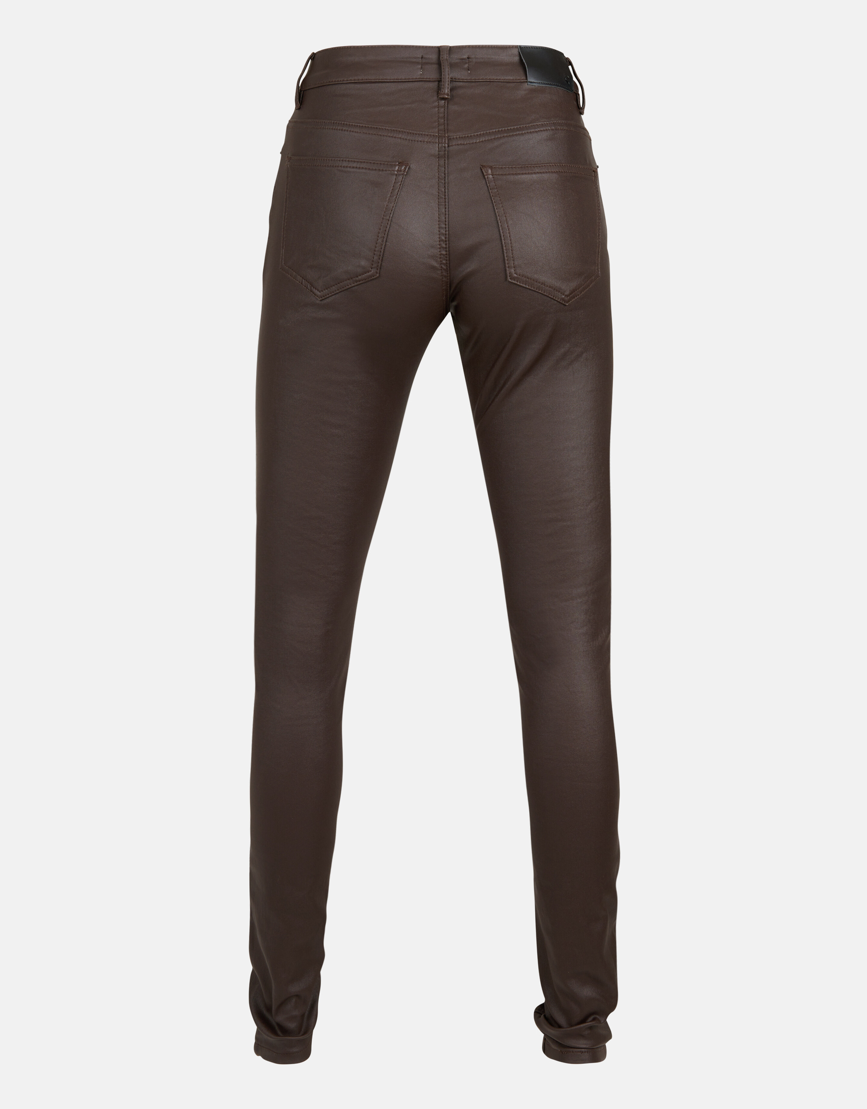 Beschichtete Hose Dunkelbraun Eksept