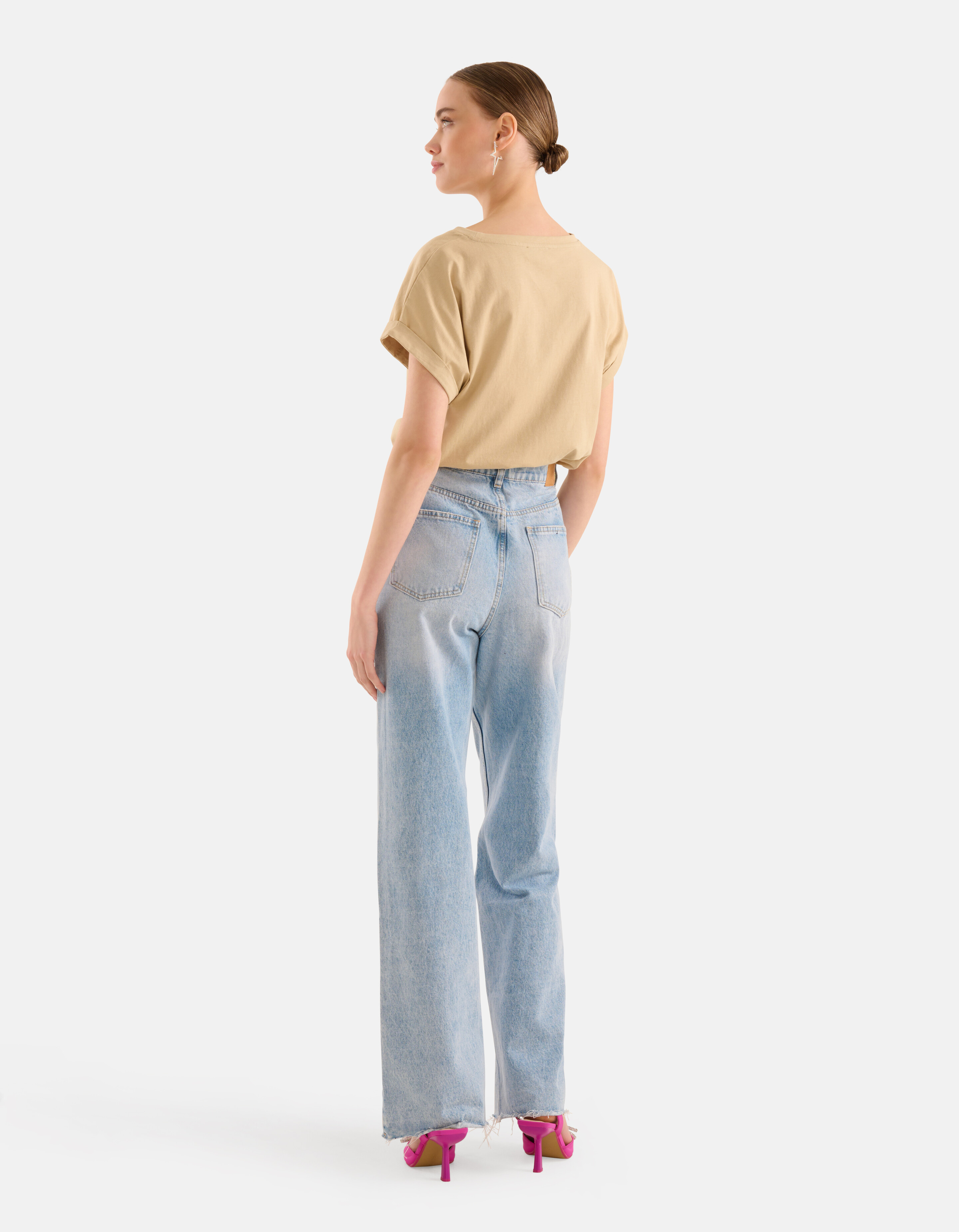 Kunstwerk T-shirt Beige SHOEBY WOMEN