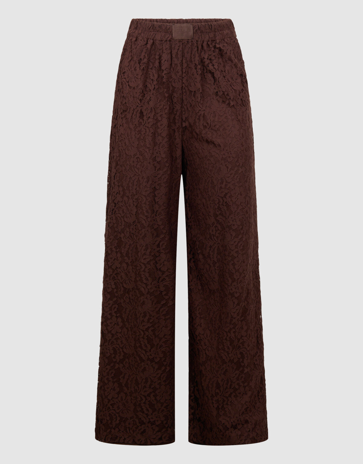 Braune Spitzenhose mit weitem Bein SHOEBY WOMEN