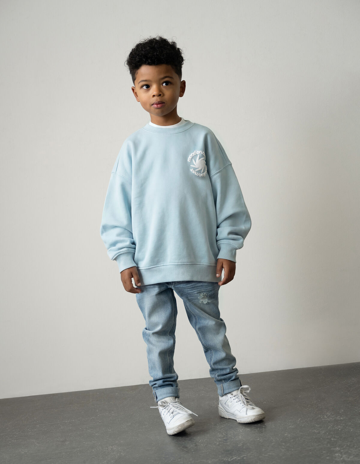 Tapered Fit Jeans Hellblau SHOEBY BOYS