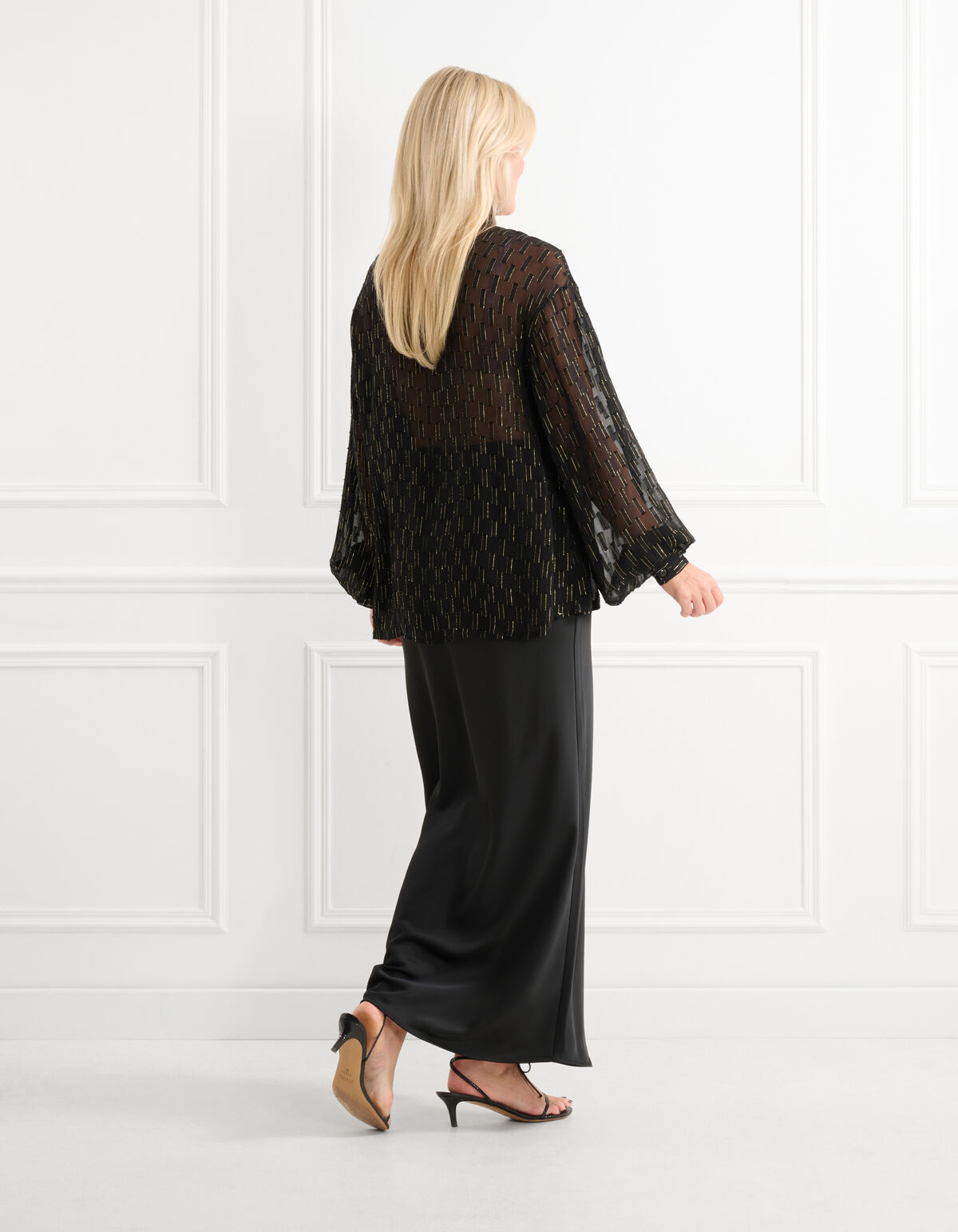 Chiffonbluse Schwarz SHOEBY WOMEN