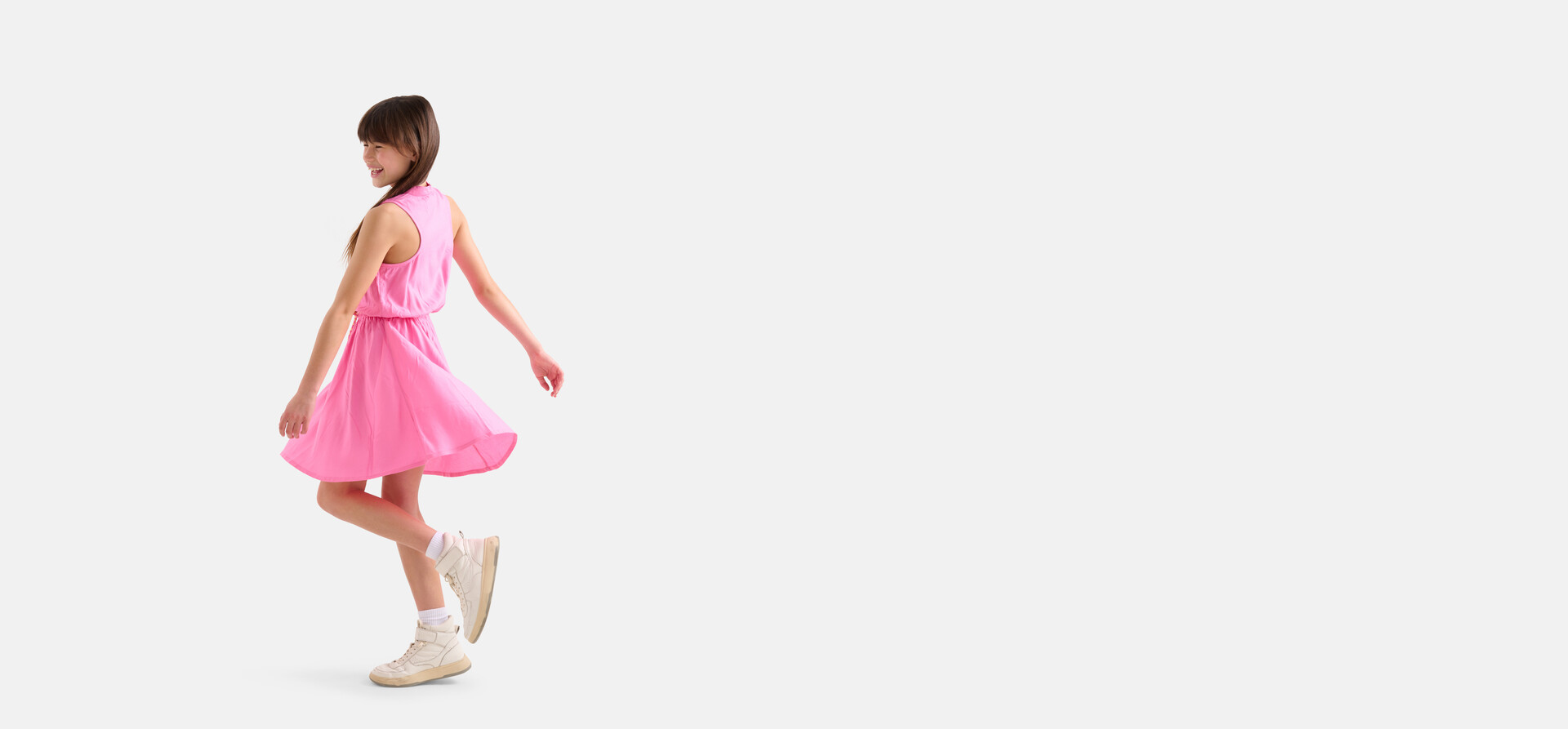 Jacquard-Kleid Rosa SHOEBY GIRLS