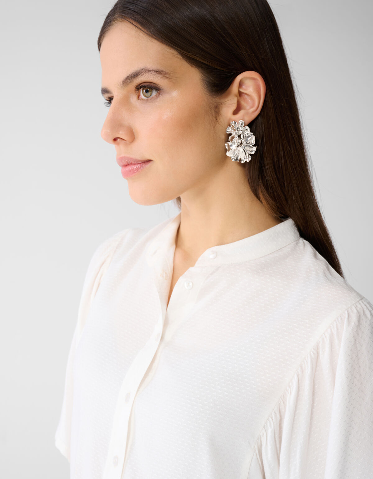 Wei&szlig;es Flie&szlig;endes Top SHOEBY WOMEN