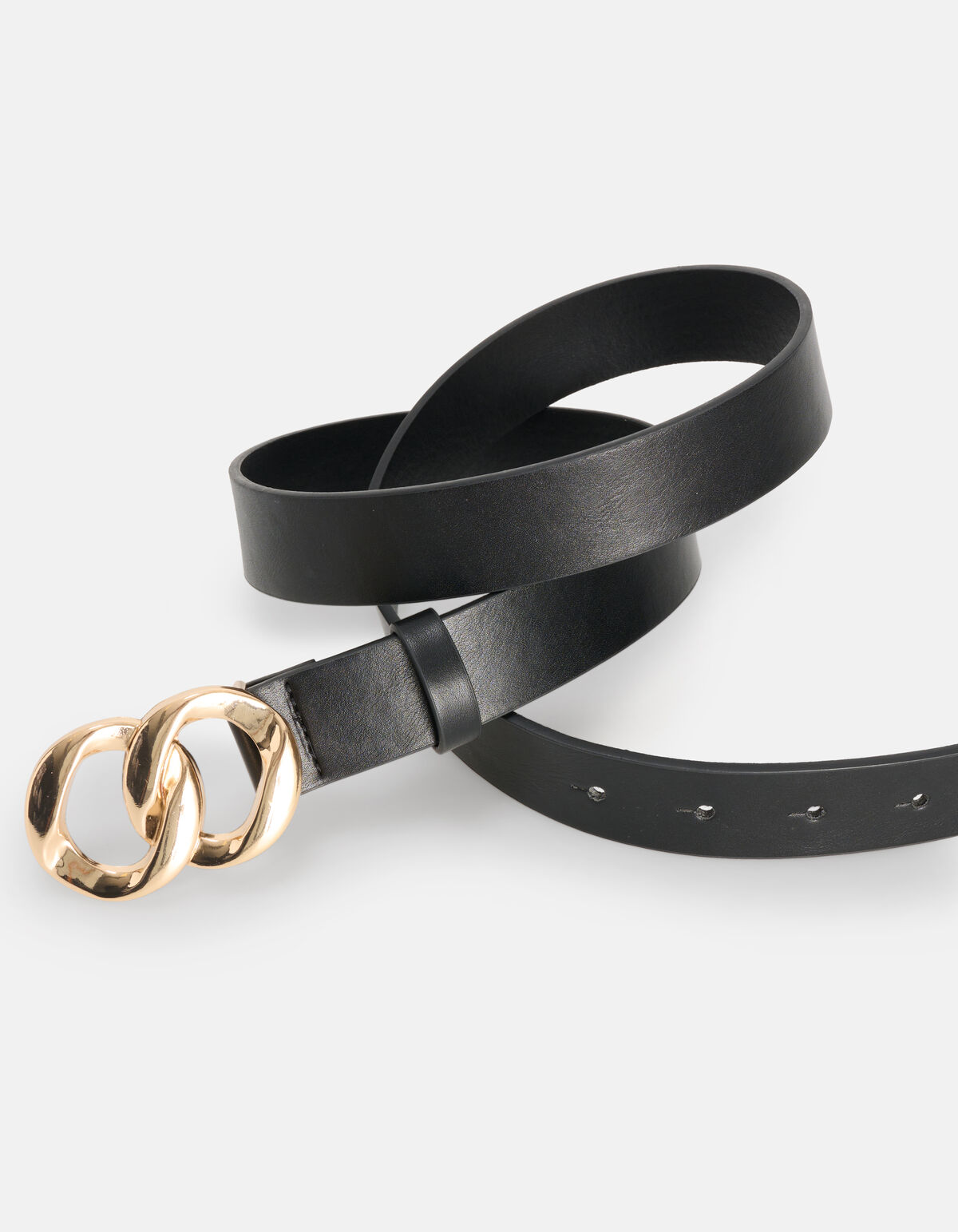 Schmaler G&uuml;rtel Schwarz SHOEBY ACCESSOIRES