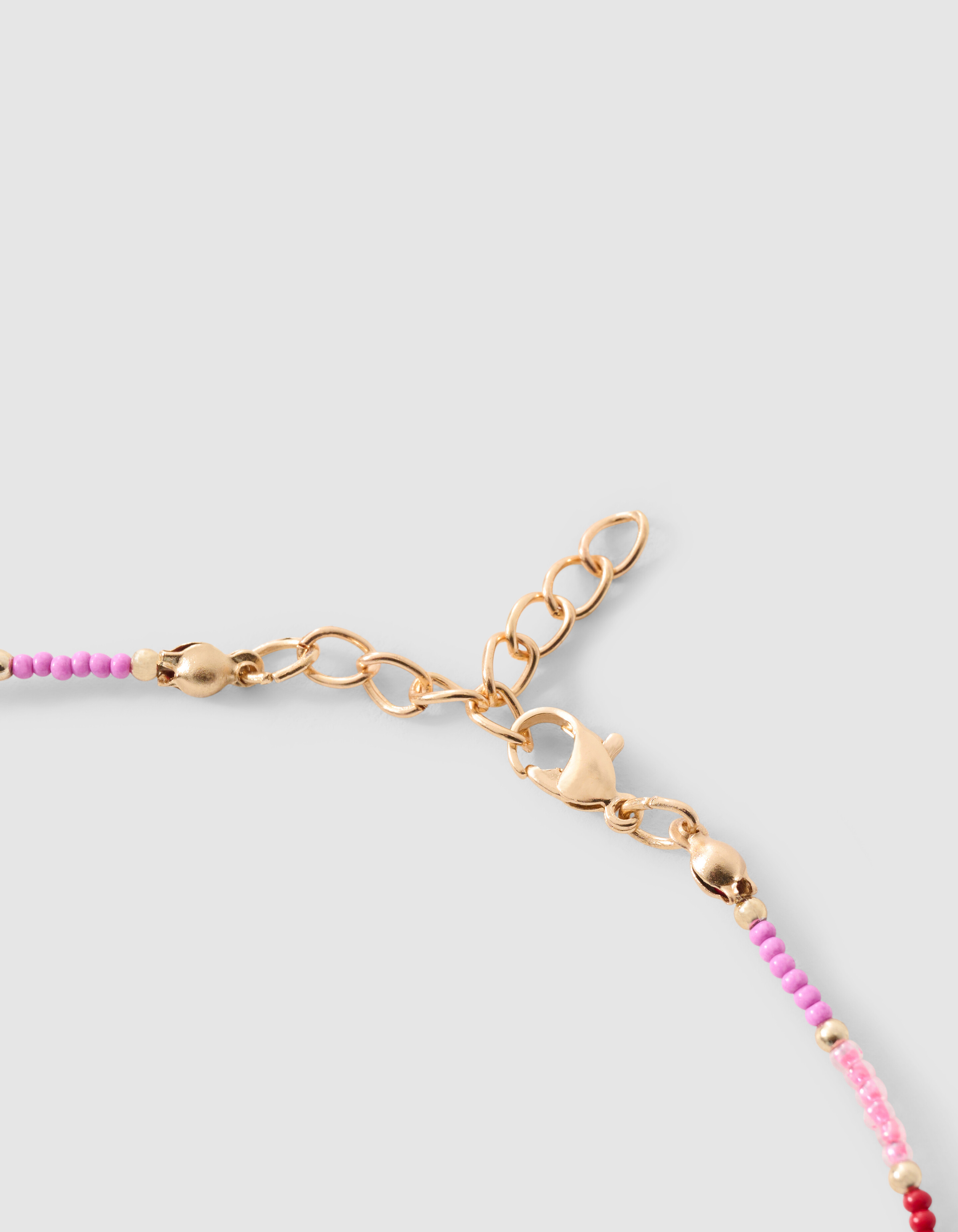 Perlenherz Kette Rosa SHOEBY ACCESSOIRES