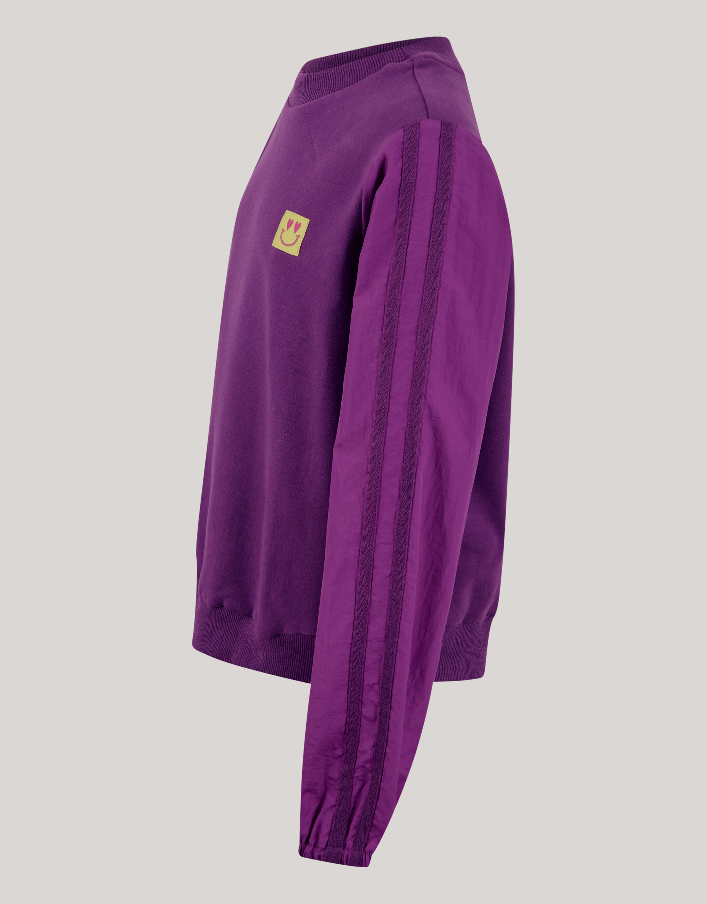 Streifen-Label-Pullover Lila SHOEBY GIRLS