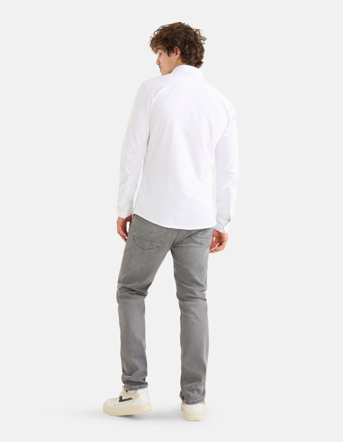 Weißes Hemd aus Baumwolle SHOEBY MEN