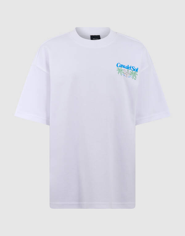 Casa Del Sol Kunst T-Shirt Wei&szlig; SHOEBY BOYS