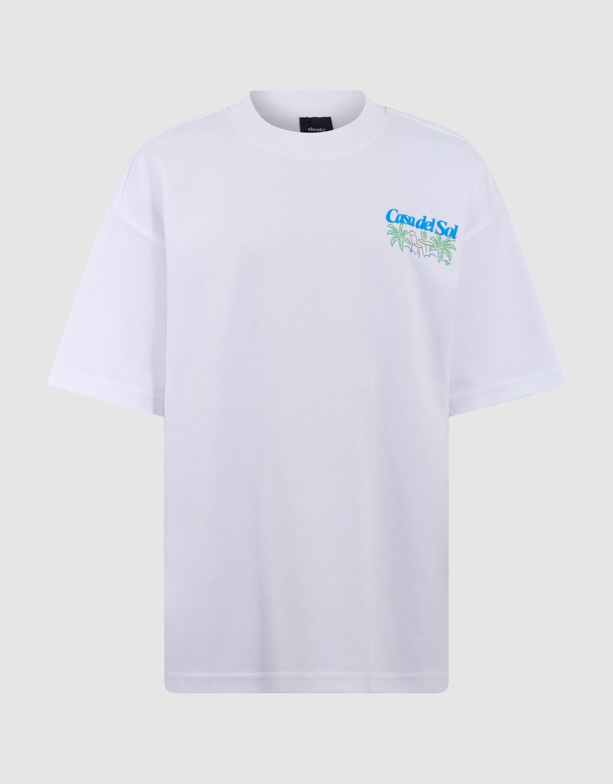 Casa Del Sol Kunst T-Shirt Wei&szlig; SHOEBY BOYS