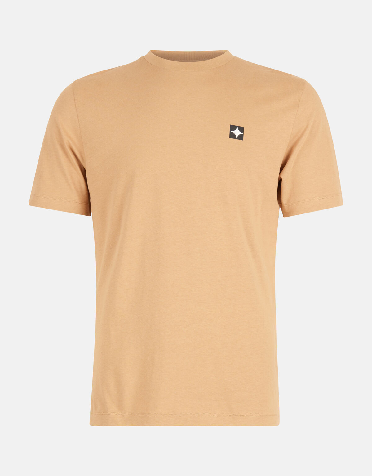 Glitzer-T-Shirt Hellbraun SHOEBY MEN