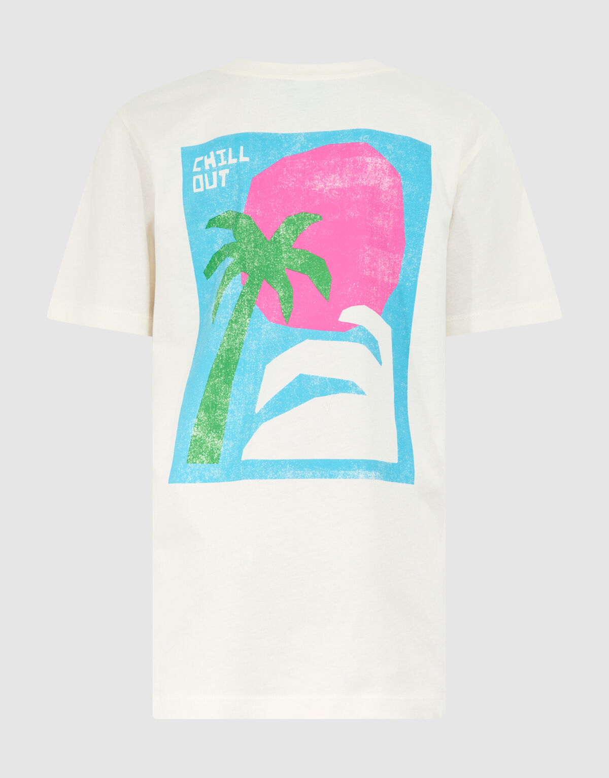 Chill Out Artwork T-shirt Off White SHOEBY BOYS
