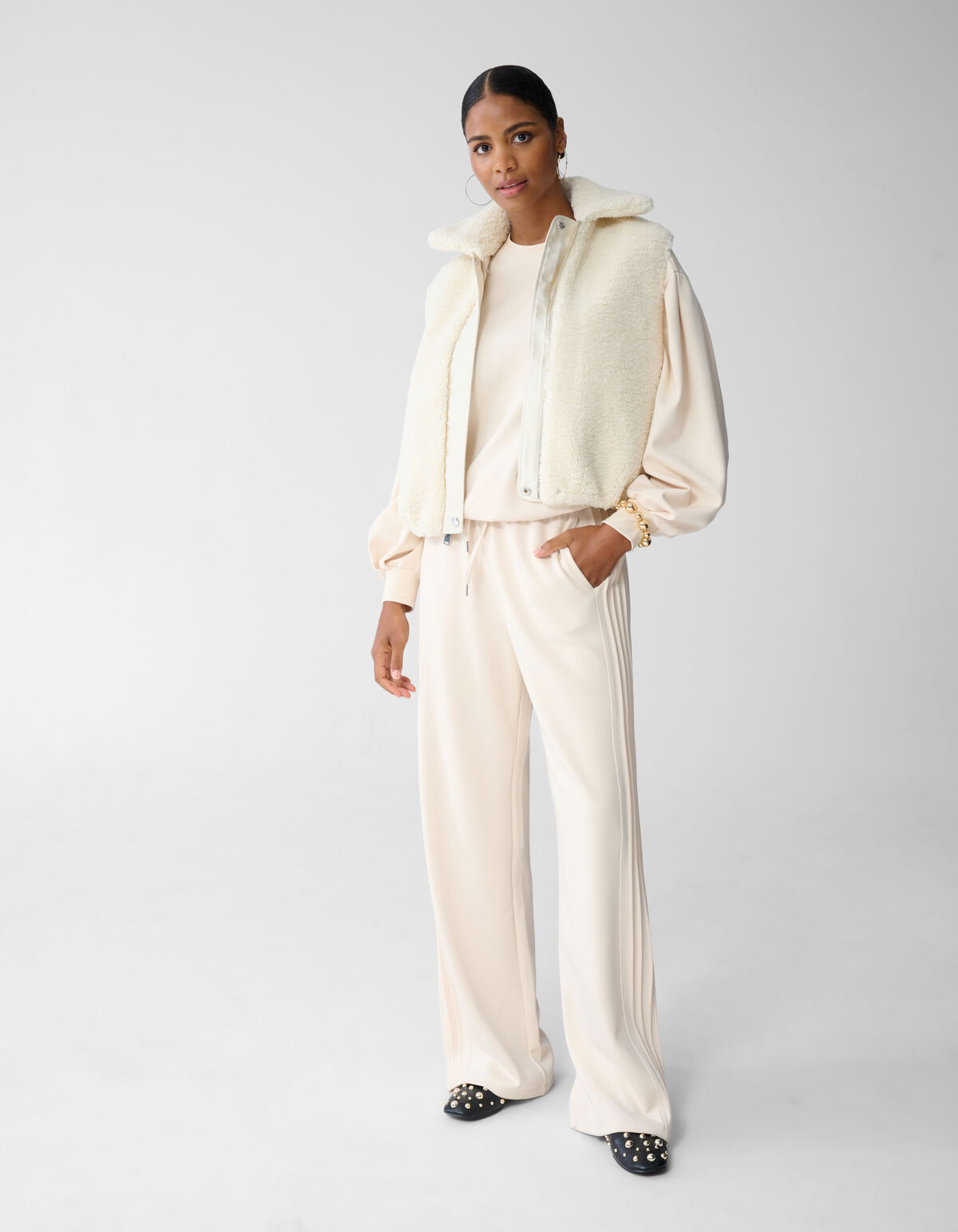 Wendbare Weste in gebrochenem Weiß von Fred SHOEBY WOMEN