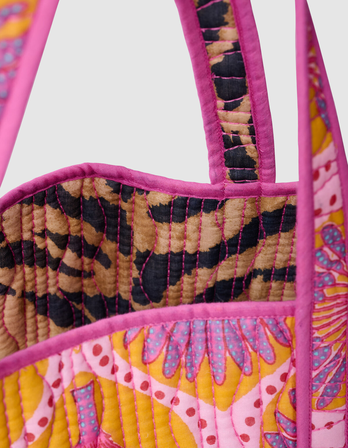 Beidseitig bedruckter Shopper Orange SHOEBY ACCESSOIRES