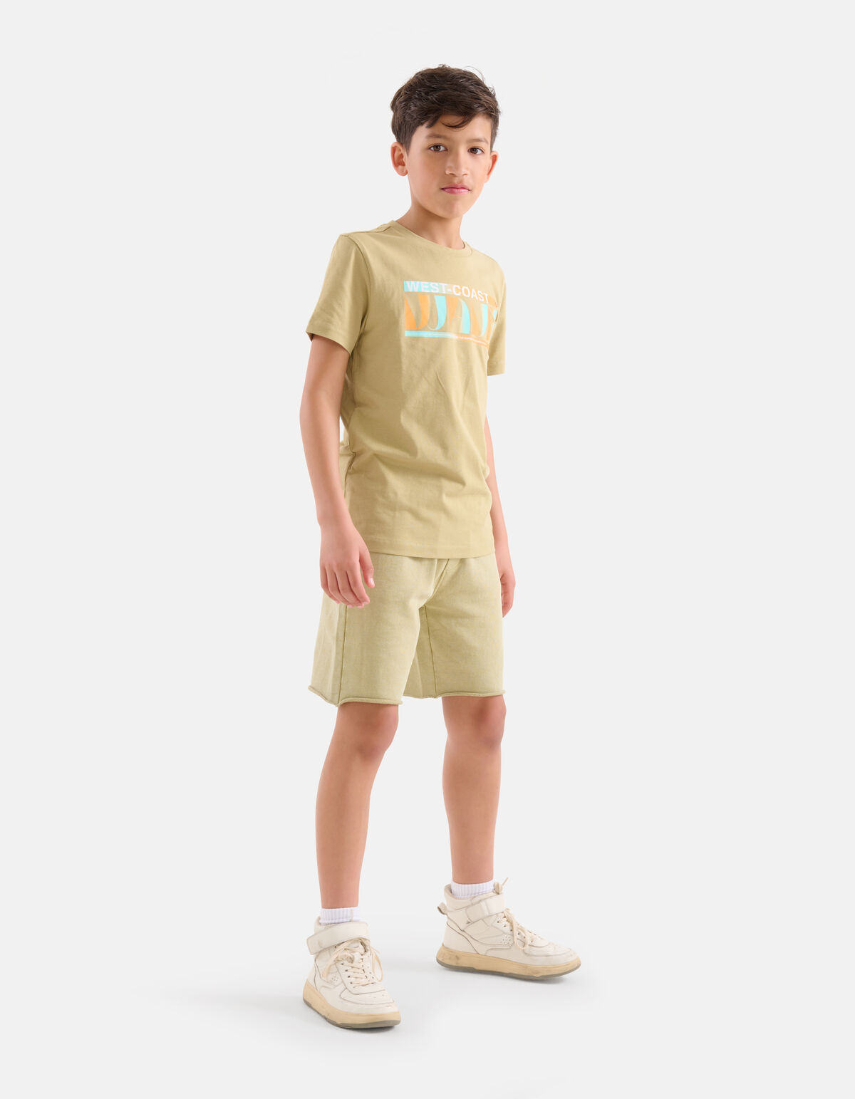 Druck-T-Shirt Sand SHOEBY BOYS