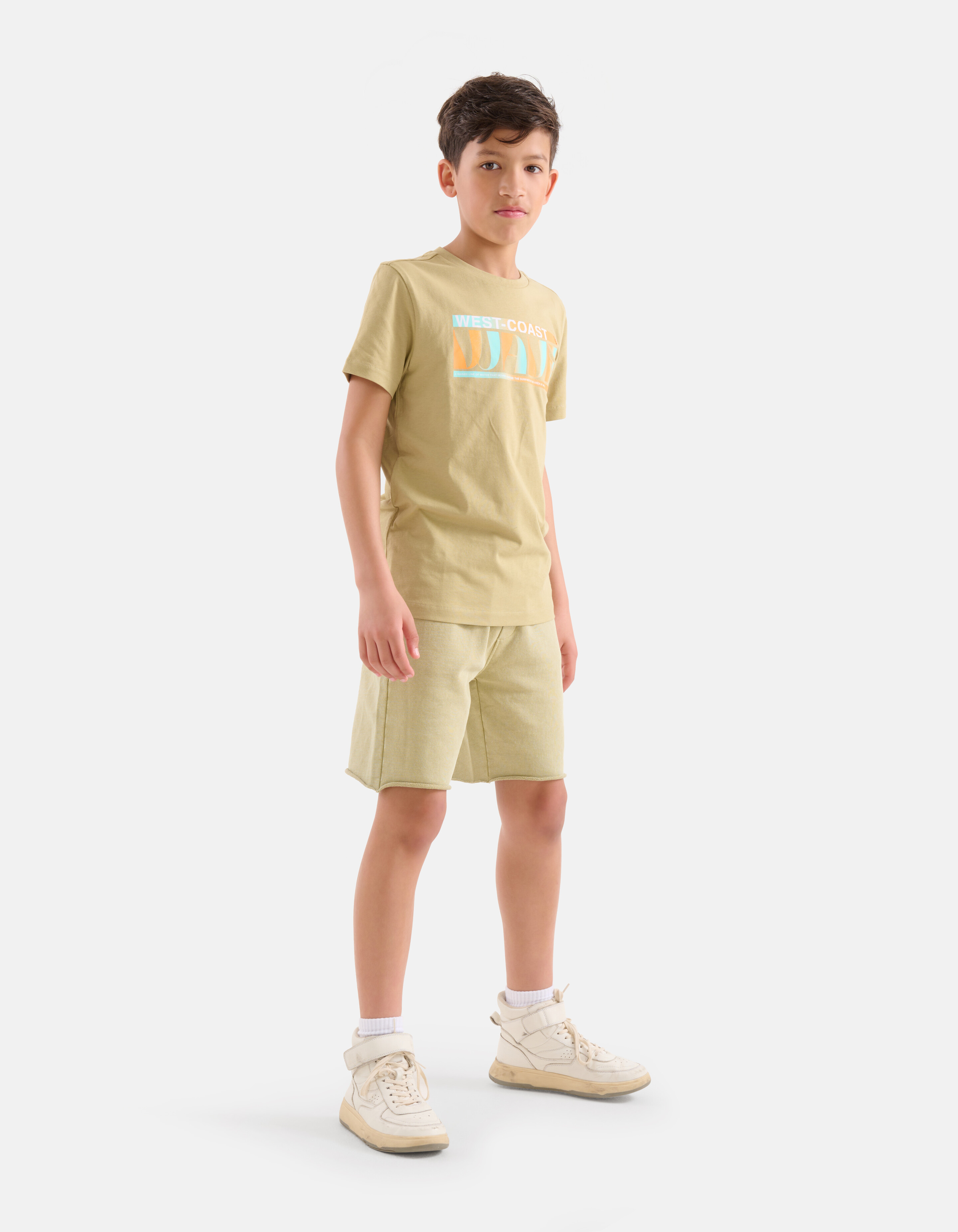 Druck-T-Shirt Sand SHOEBY BOYS