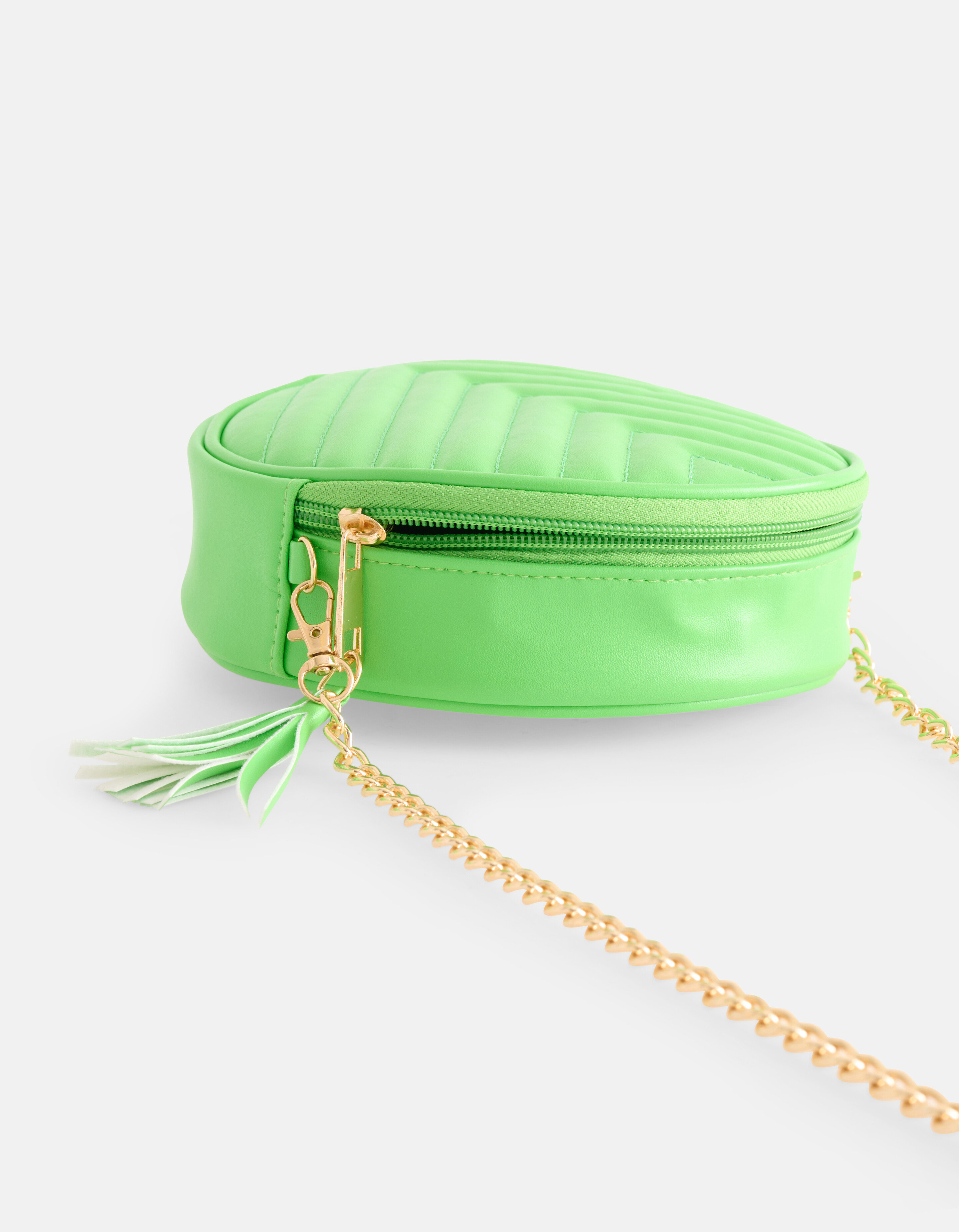 Runde gepolsterte Tasche Grün SHOEBY ACCESSOIRES