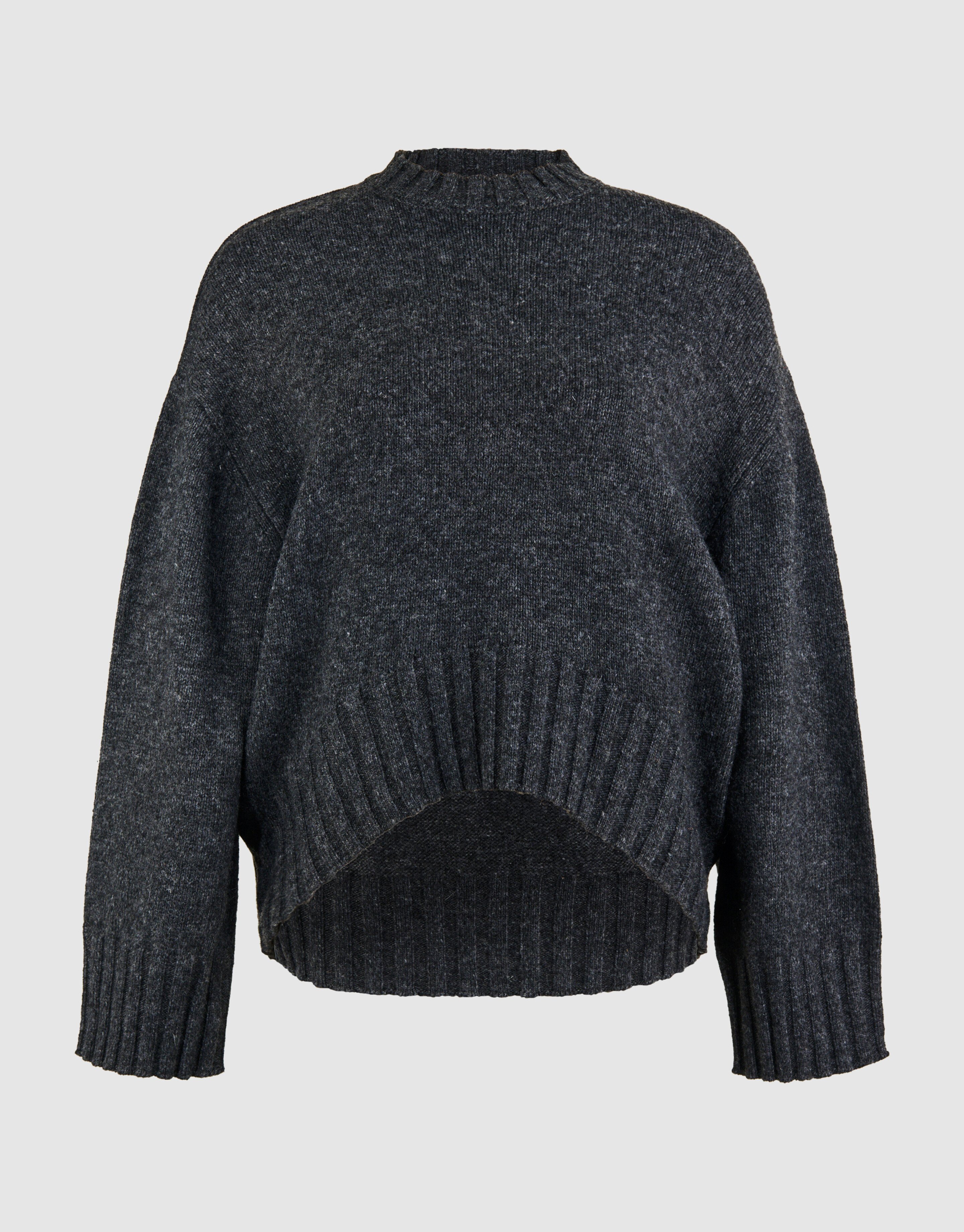 Übergroßer Strickpullover Dunkelgrau von Mieke SHOEBY WOMEN