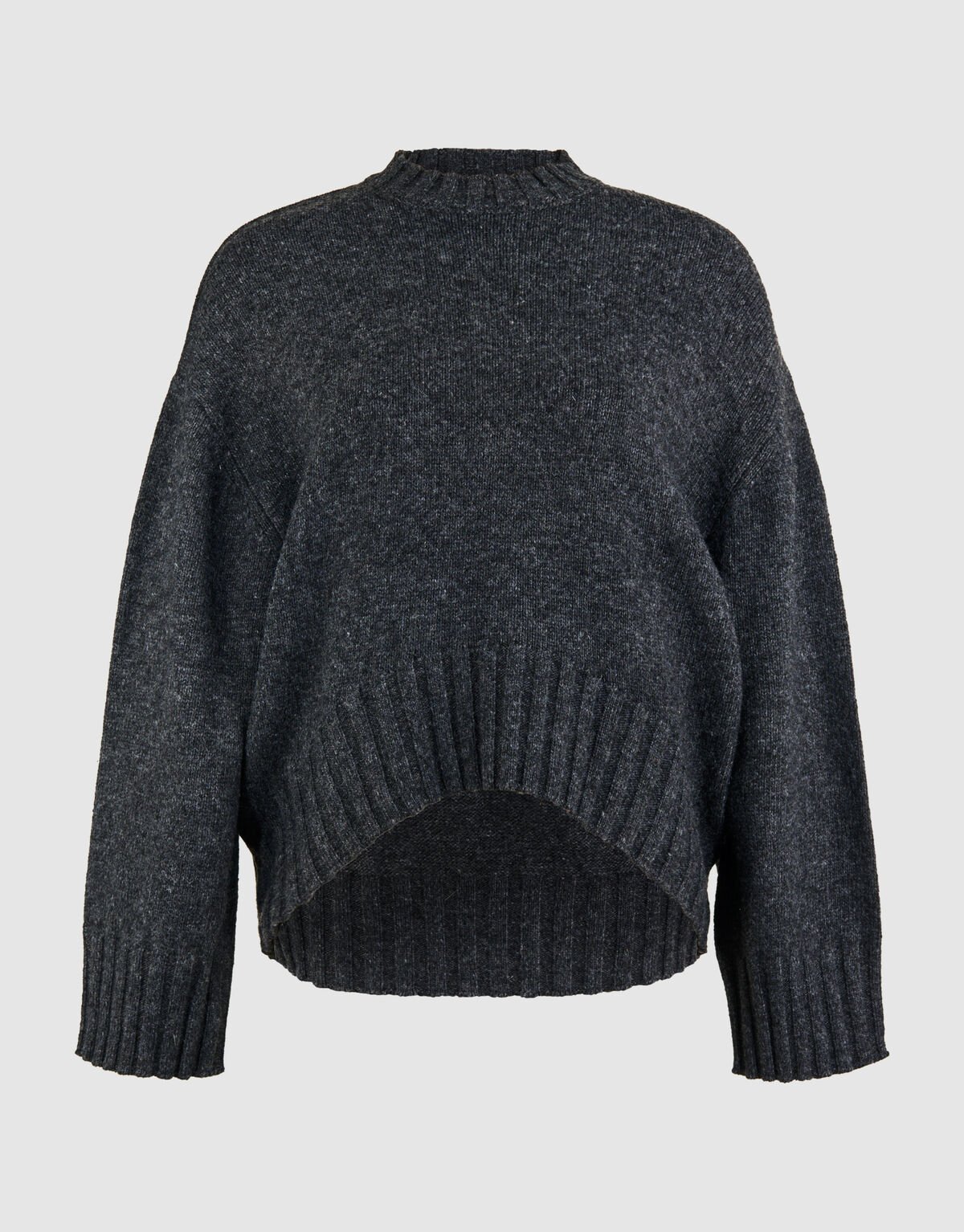 Übergroßer Strickpullover Dunkelgrau von Mieke SHOEBY WOMEN