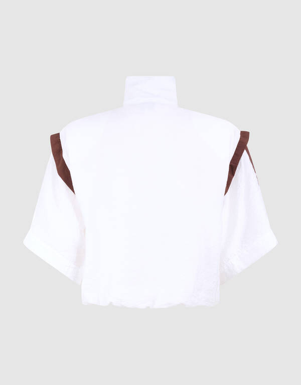 Sportliche Trainingsjacke in gebrochenem Wei&szlig; SHOEBY WOMEN