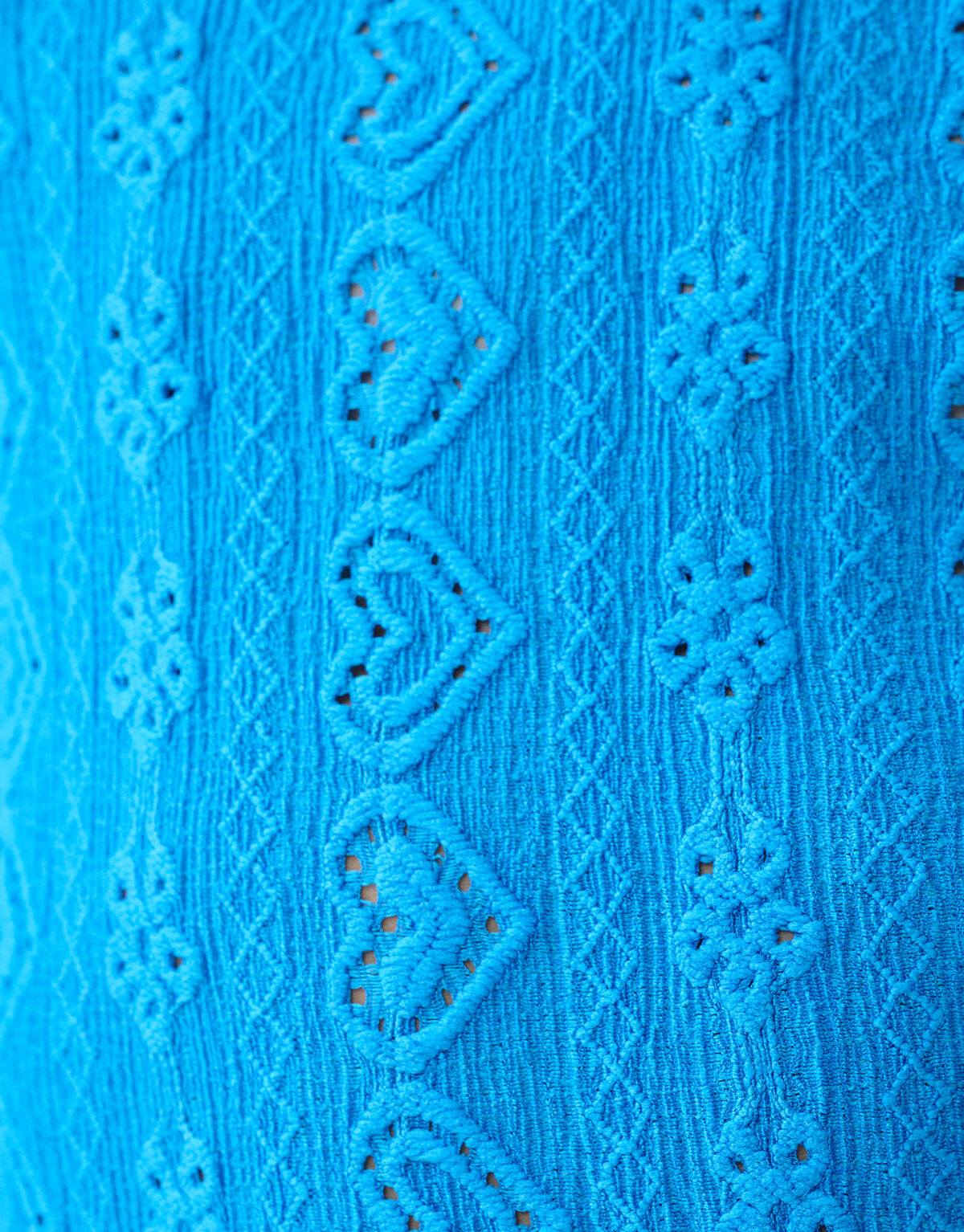 Besticktes Top Blau SHOEBY GIRLS