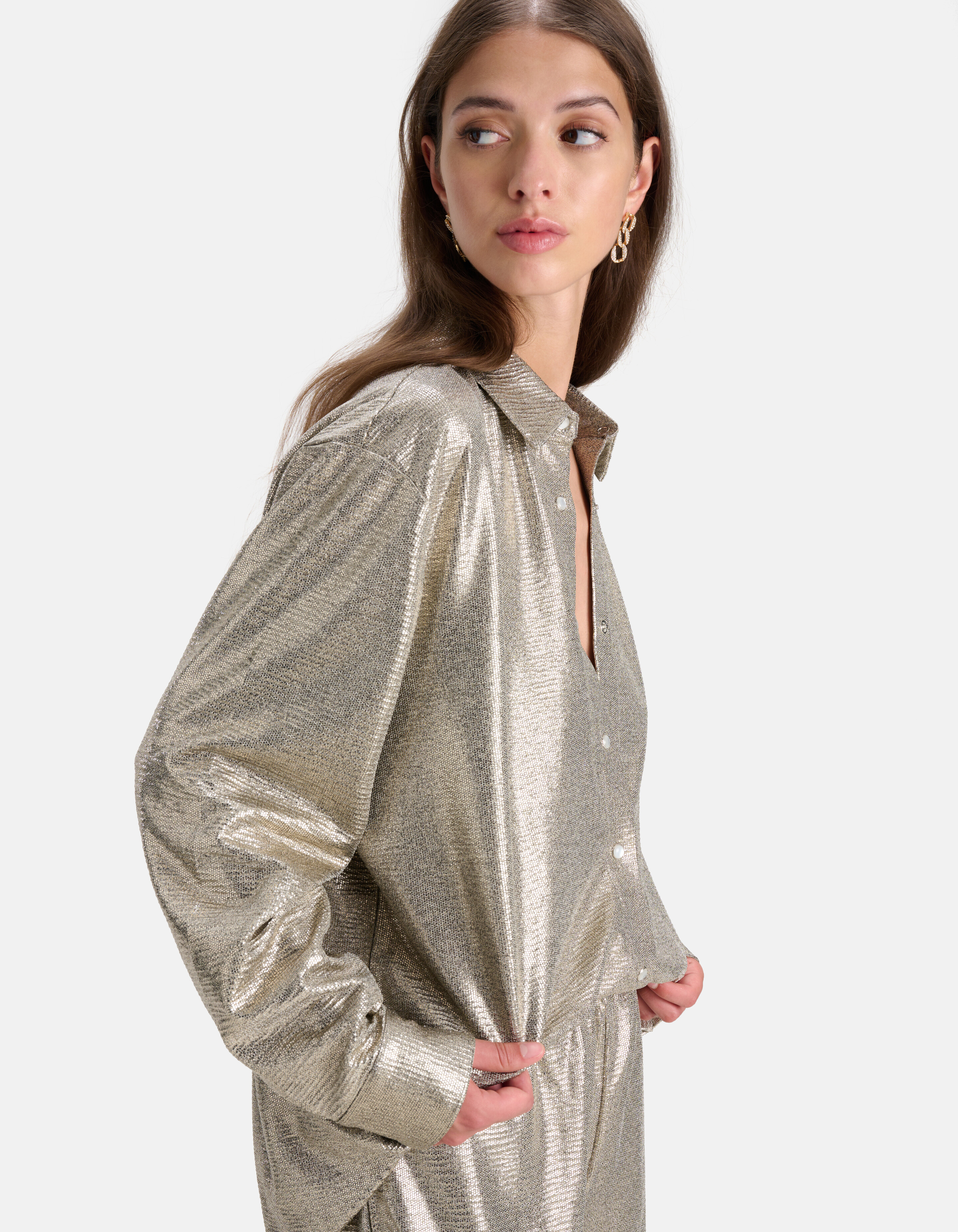 Scharlachrote Silberbluse SHOEBY WOMEN
