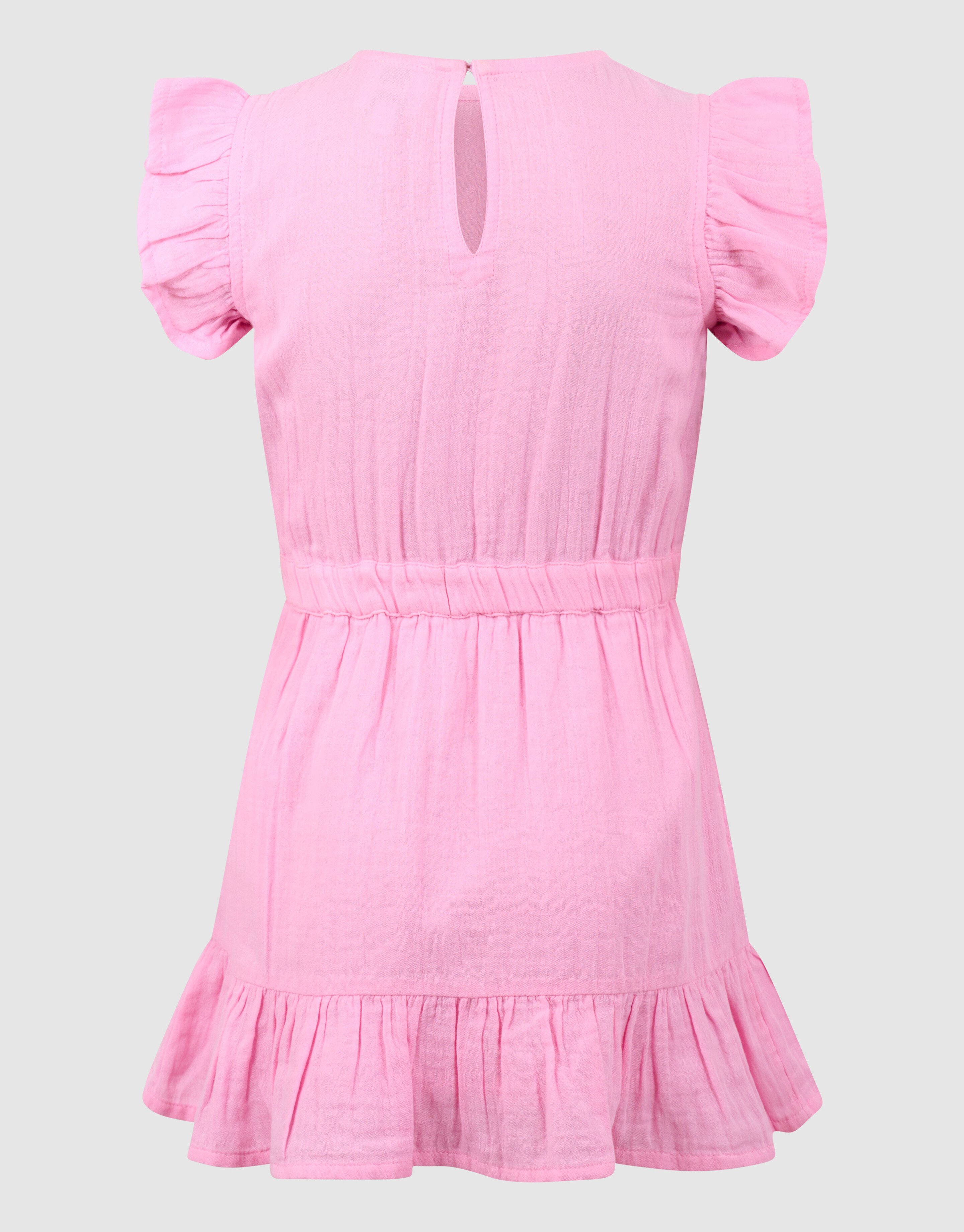Erdbeerstickerei Mini Kleid Rosa SHOEBY GIRLS