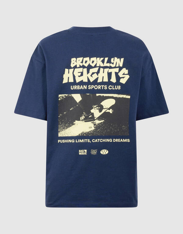 Brooklyn Artwork T-Shirt Dunkelblau SHOEBY BOYS