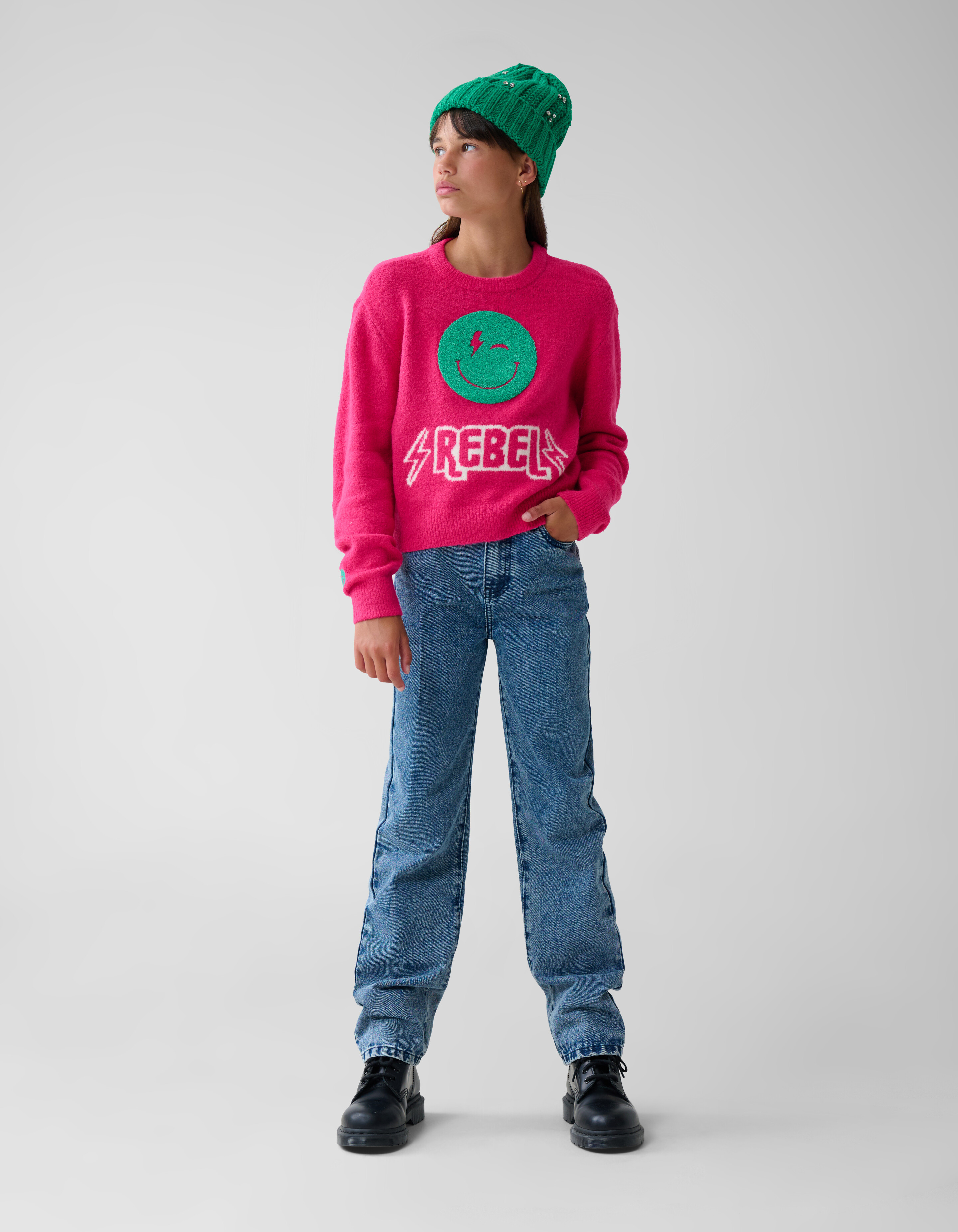 Frottee-Pullover Rosa SHOEBY GIRLS