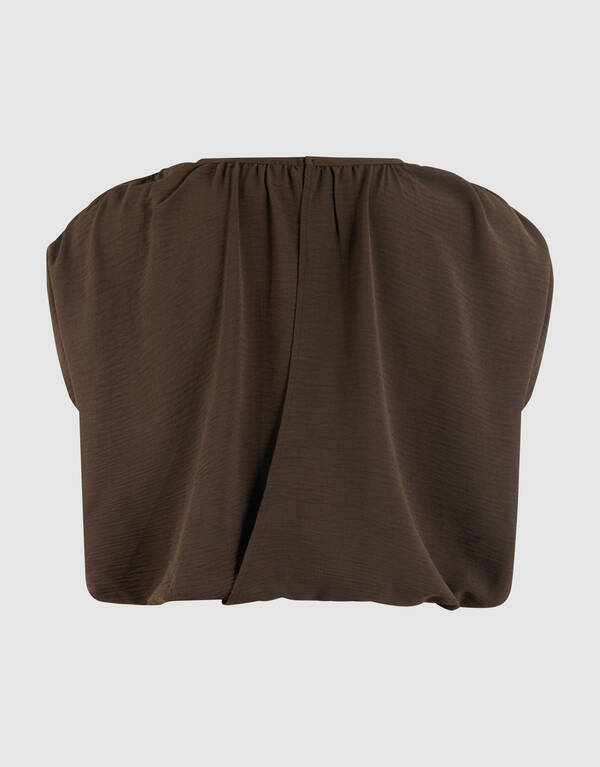 Gek&uuml;rzte Twist-Top Braun SHOEBY WOMEN