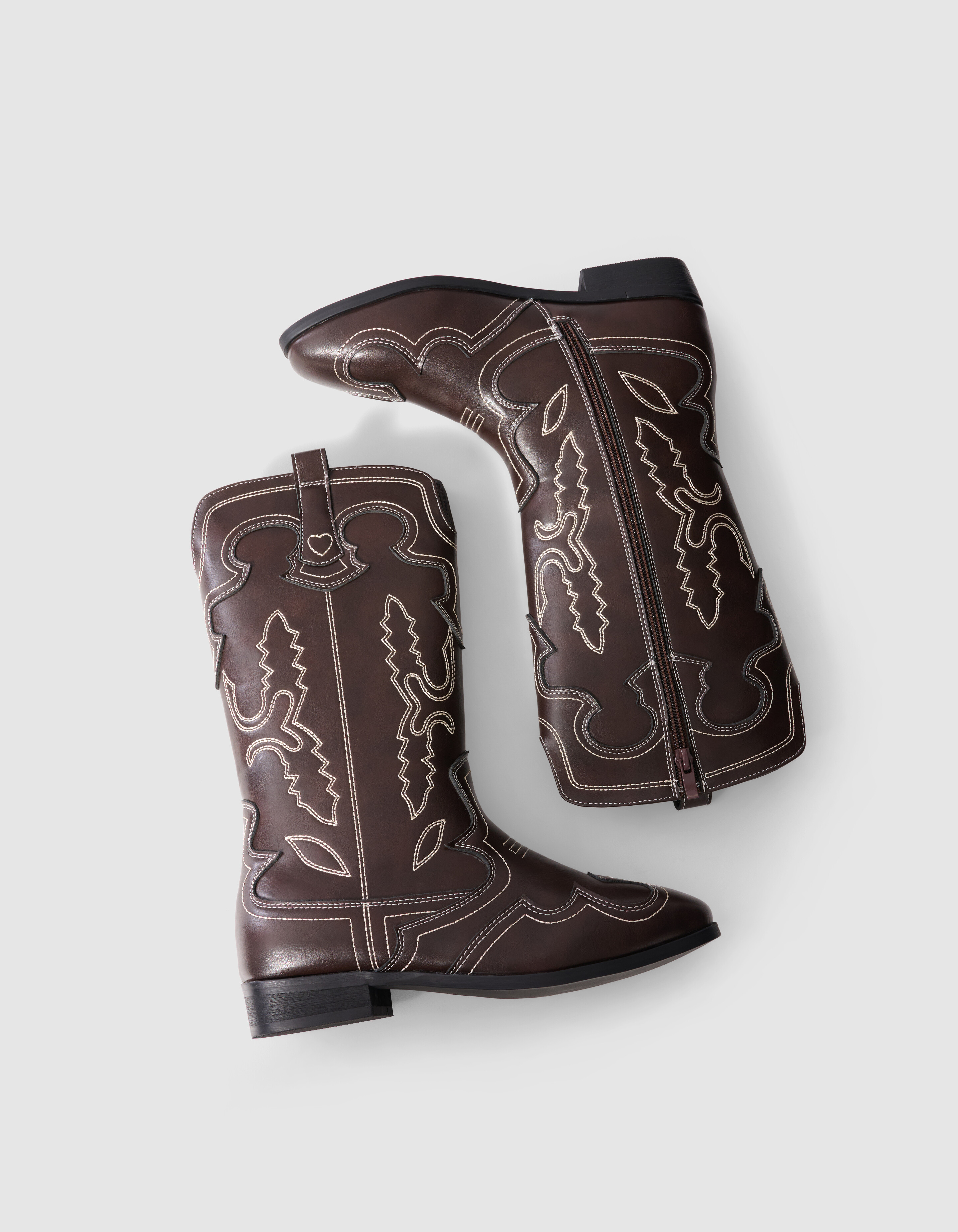 Stiefel mit Herzschnalle braun SHOEBY SHOES